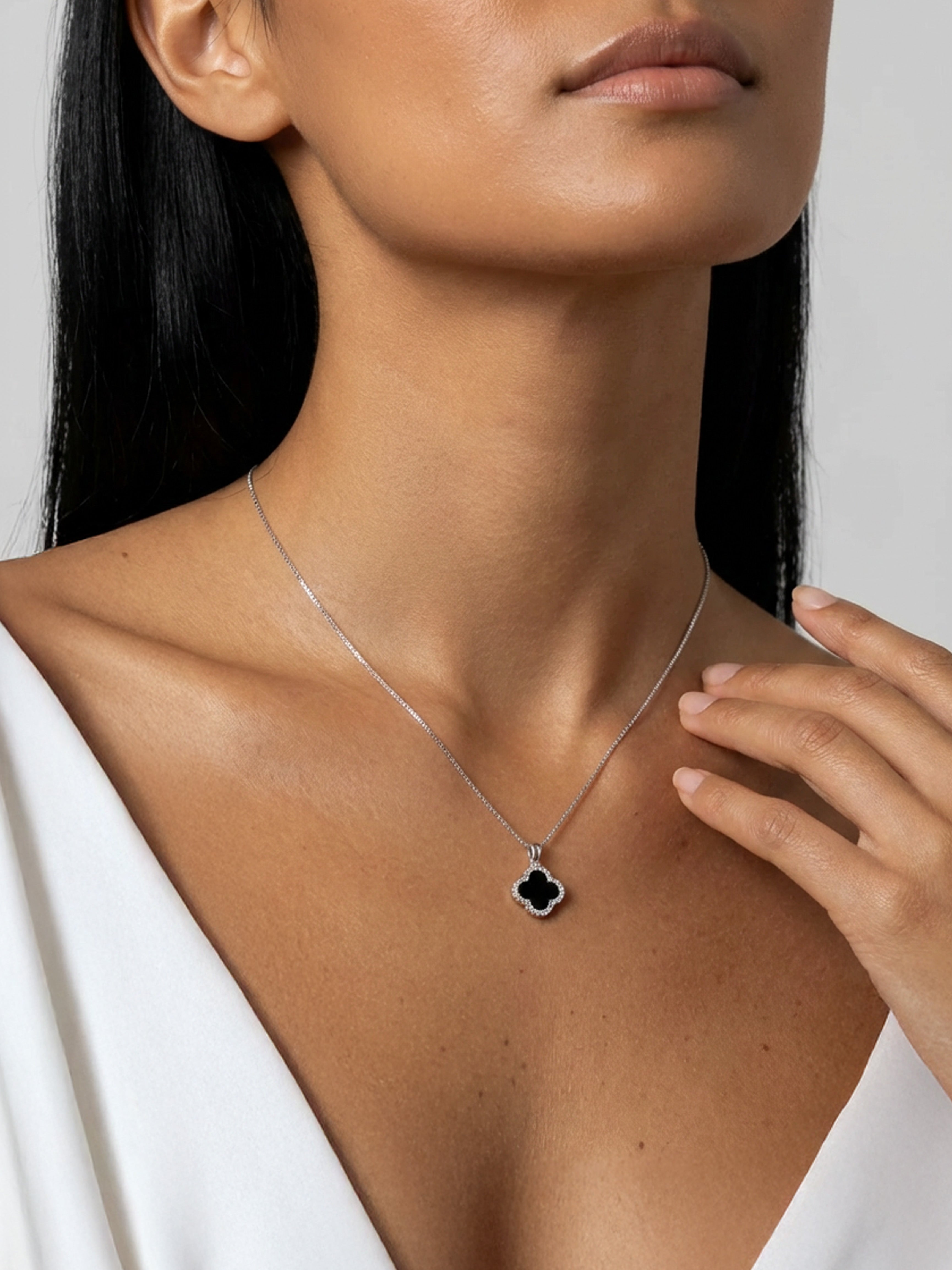 Black Clover Necklace