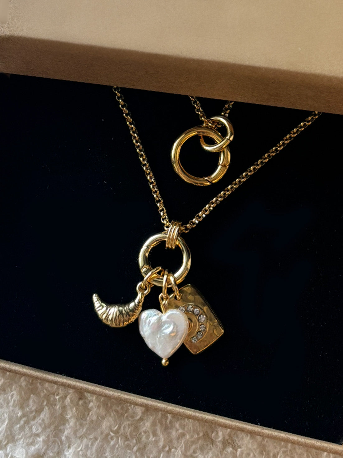 Moon & Star Coin Charm (Small)