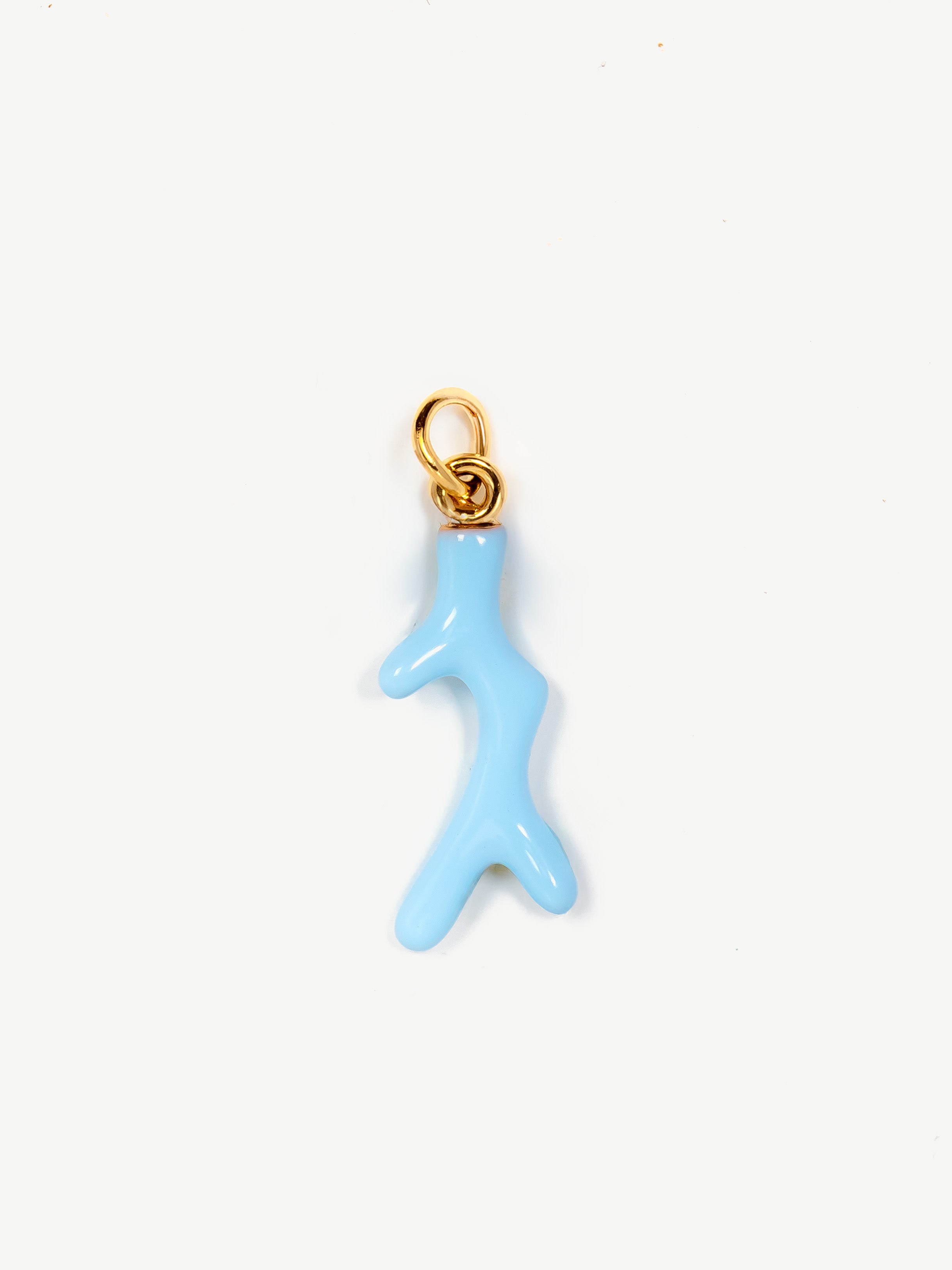 Blue Coral Branch Charm (Small)