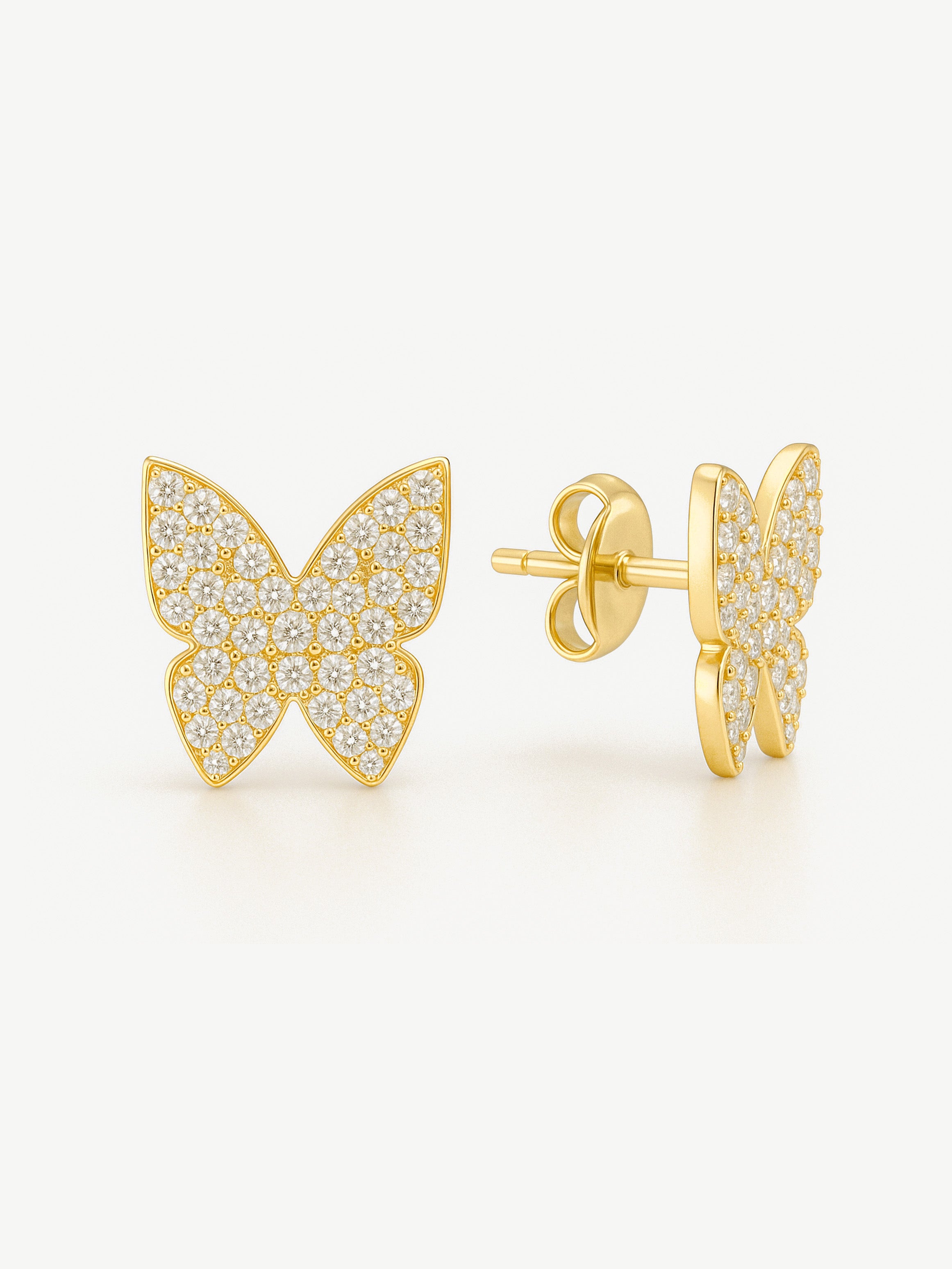 Small Butterfly Stud Earrings