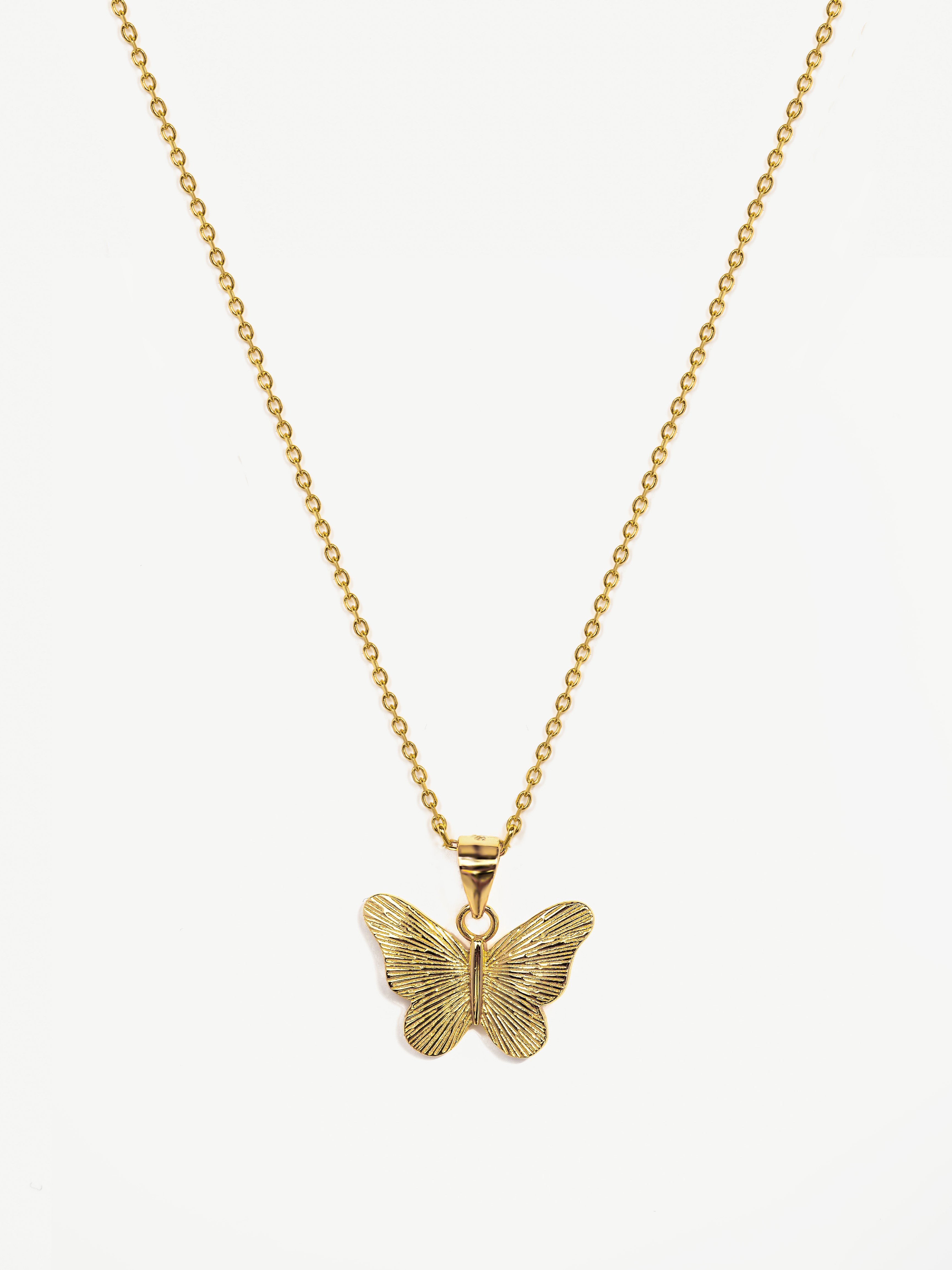 Butterfly Pendant Necklace