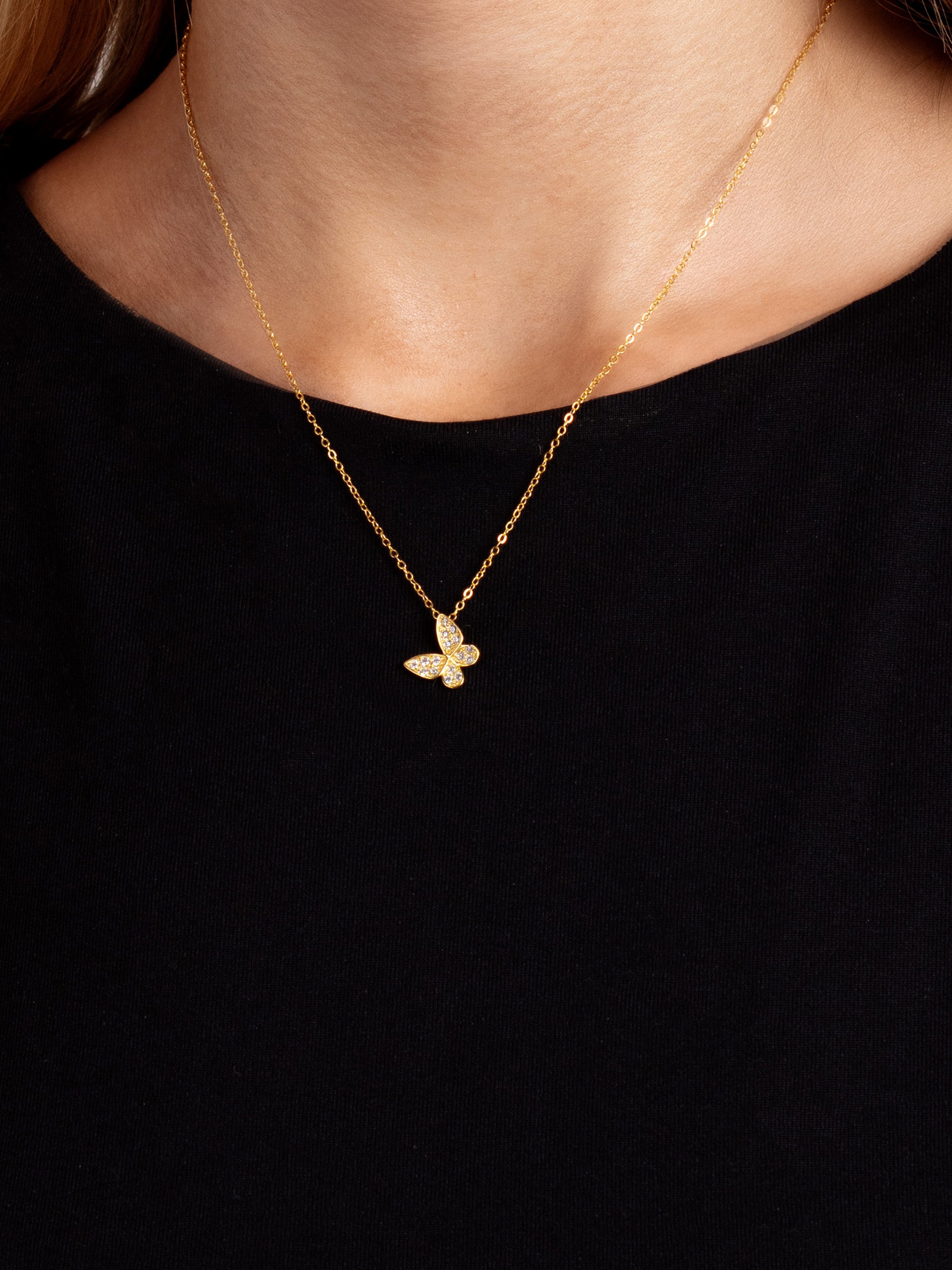 Dainty Butterfly Necklace