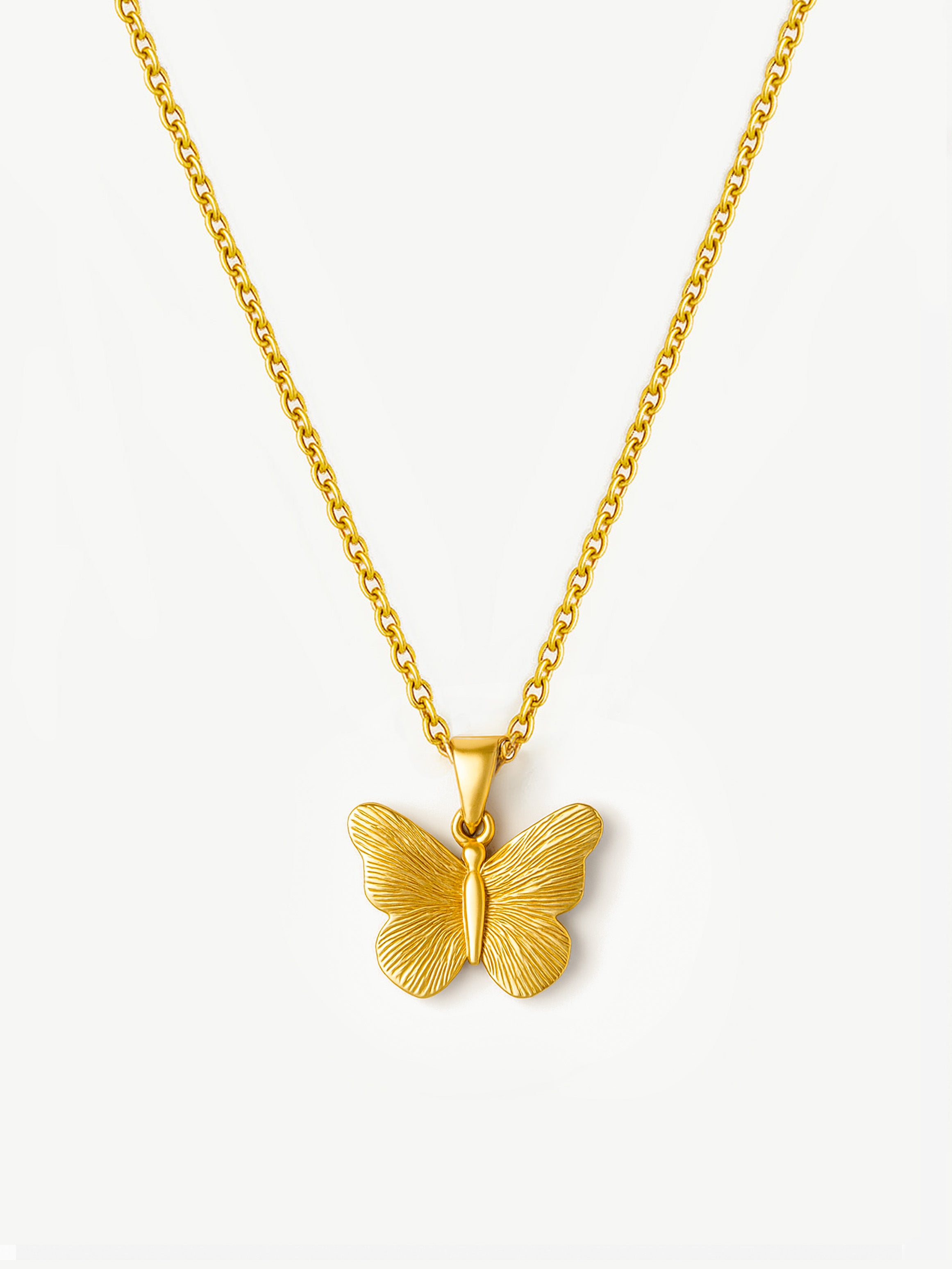 Butterfly Pendant Necklace