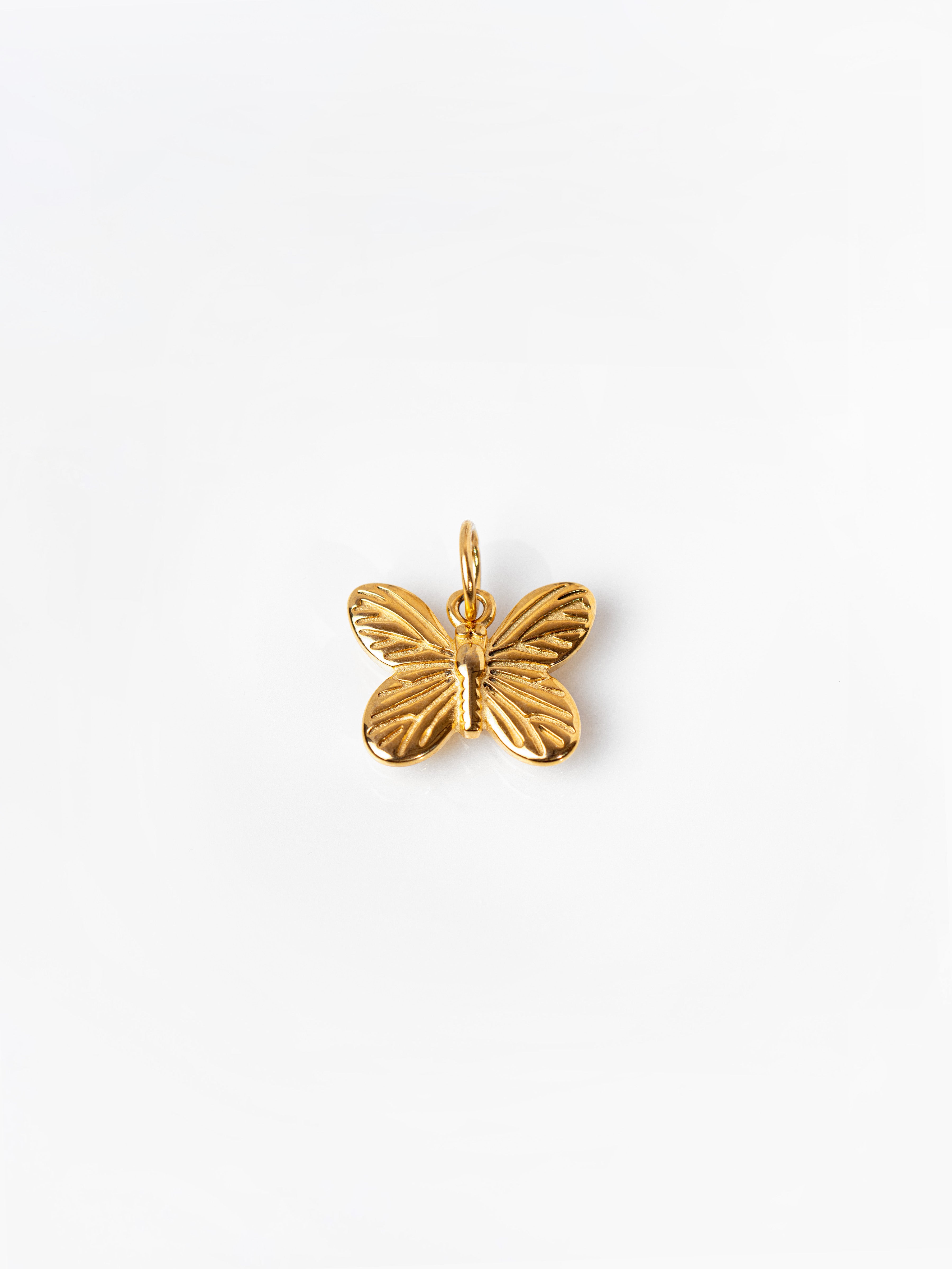Gold Butterfly Pendant / Charm