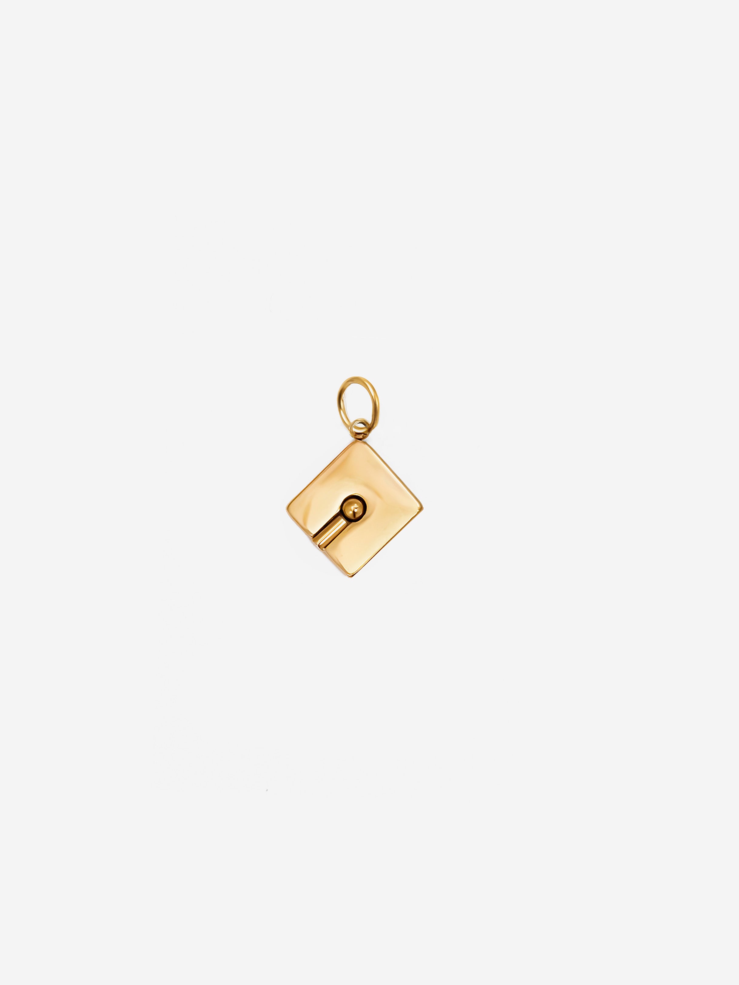 Flat Graduation Hat Charm (Small)