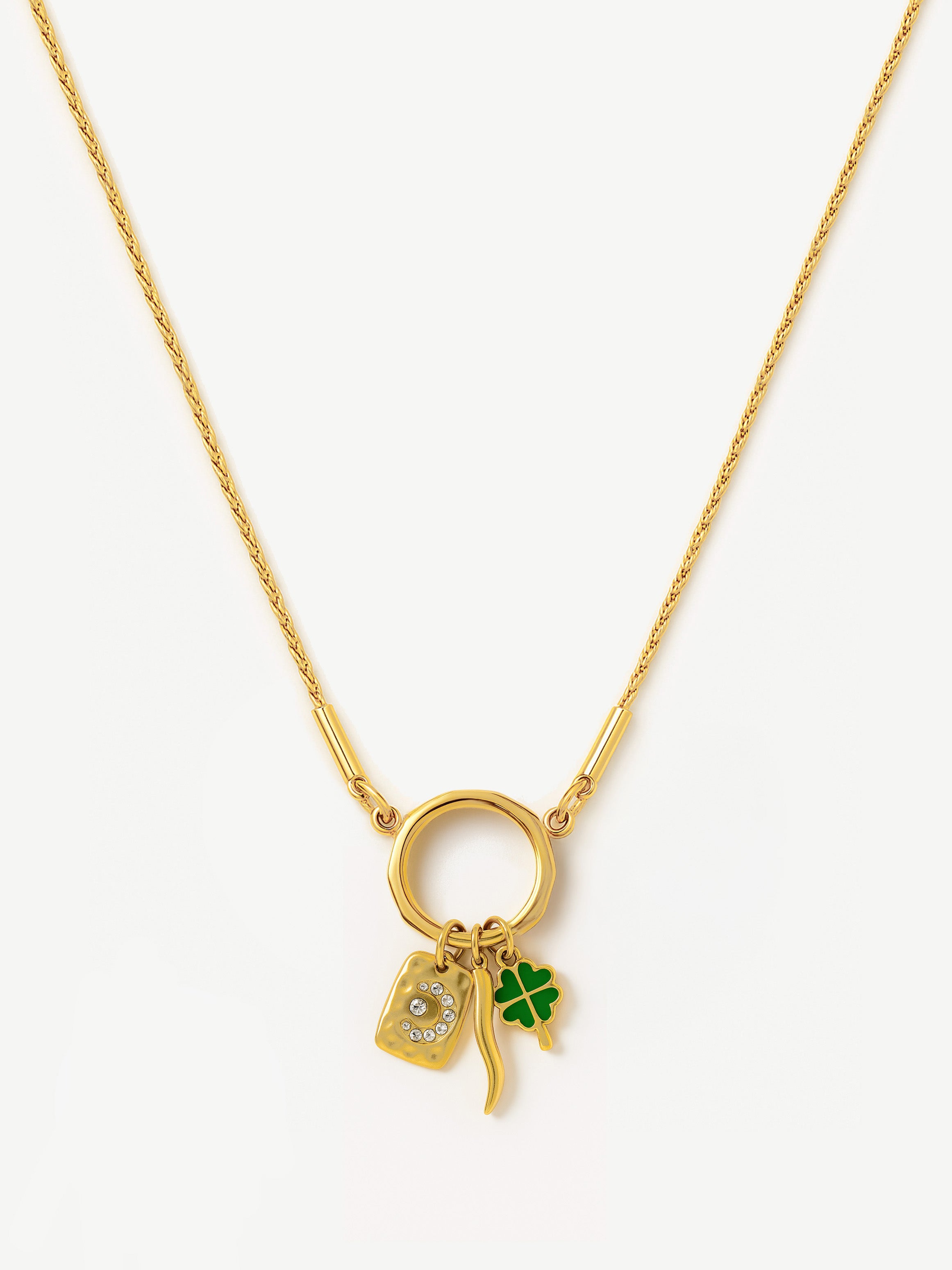 Fine Chain Necklace For Charms (O Clasp)