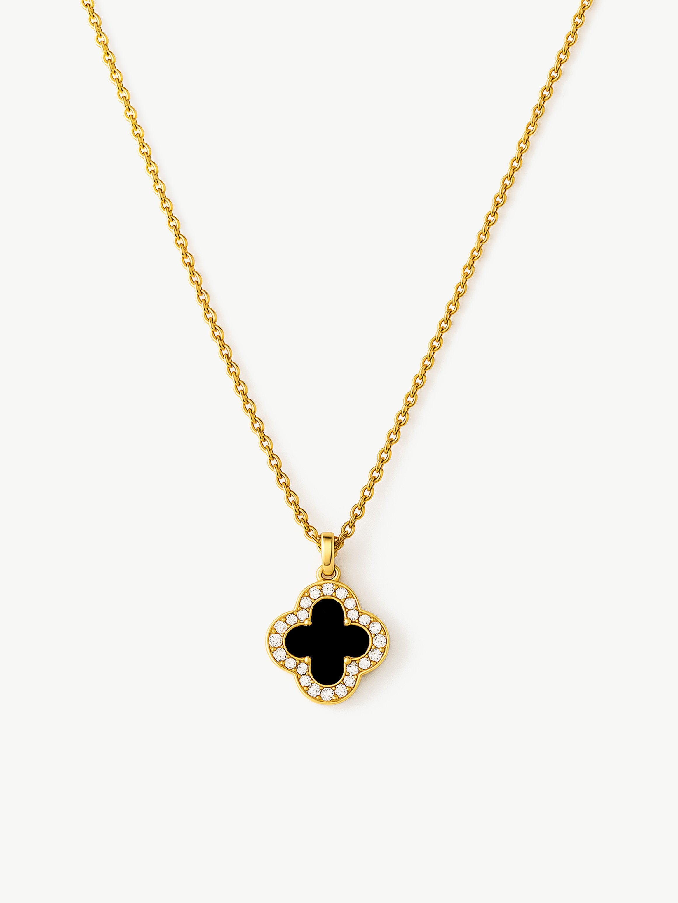 Clover Necklace - Reversible Pendant