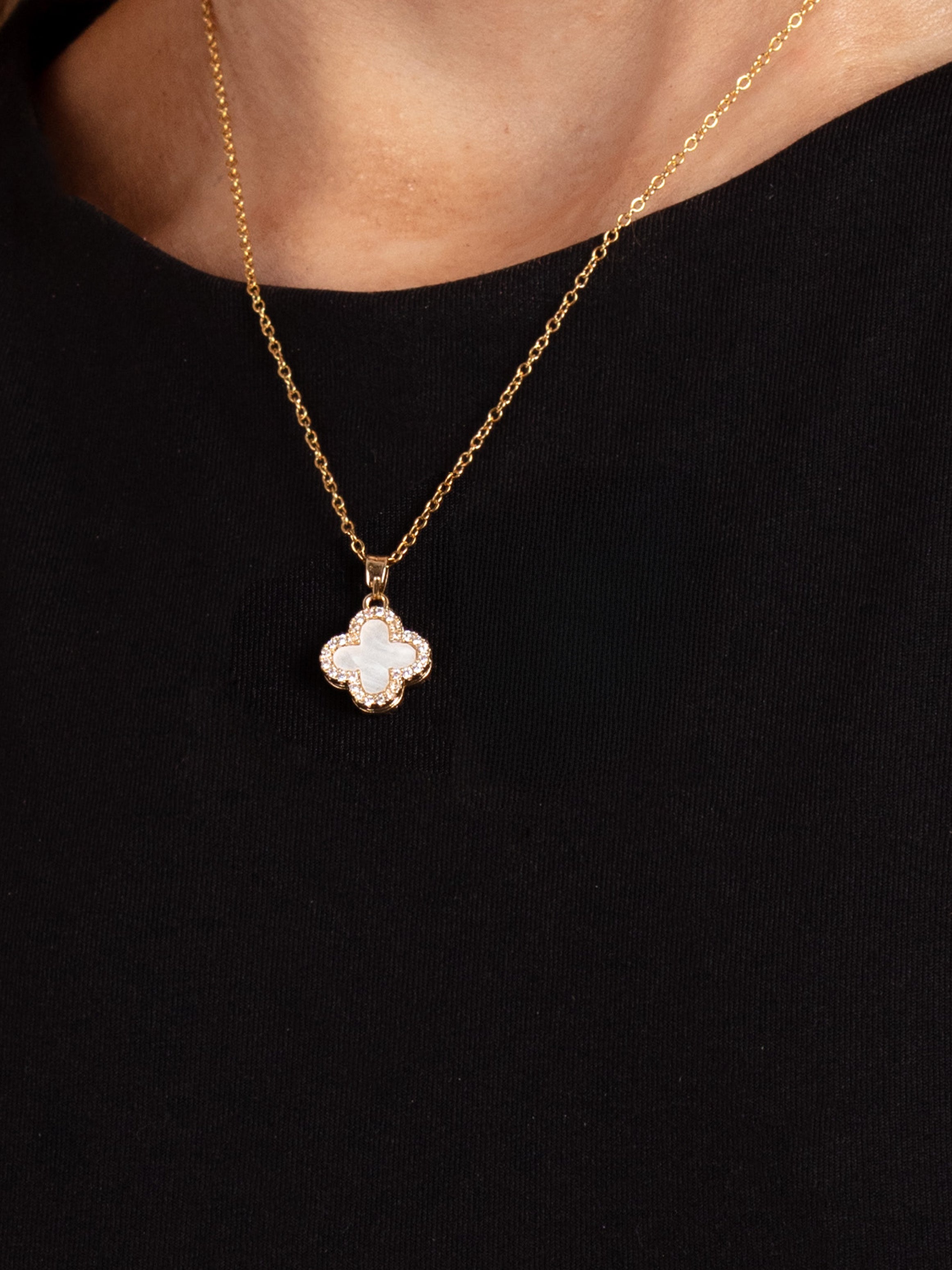 Clover Necklace - Reversible Pendant