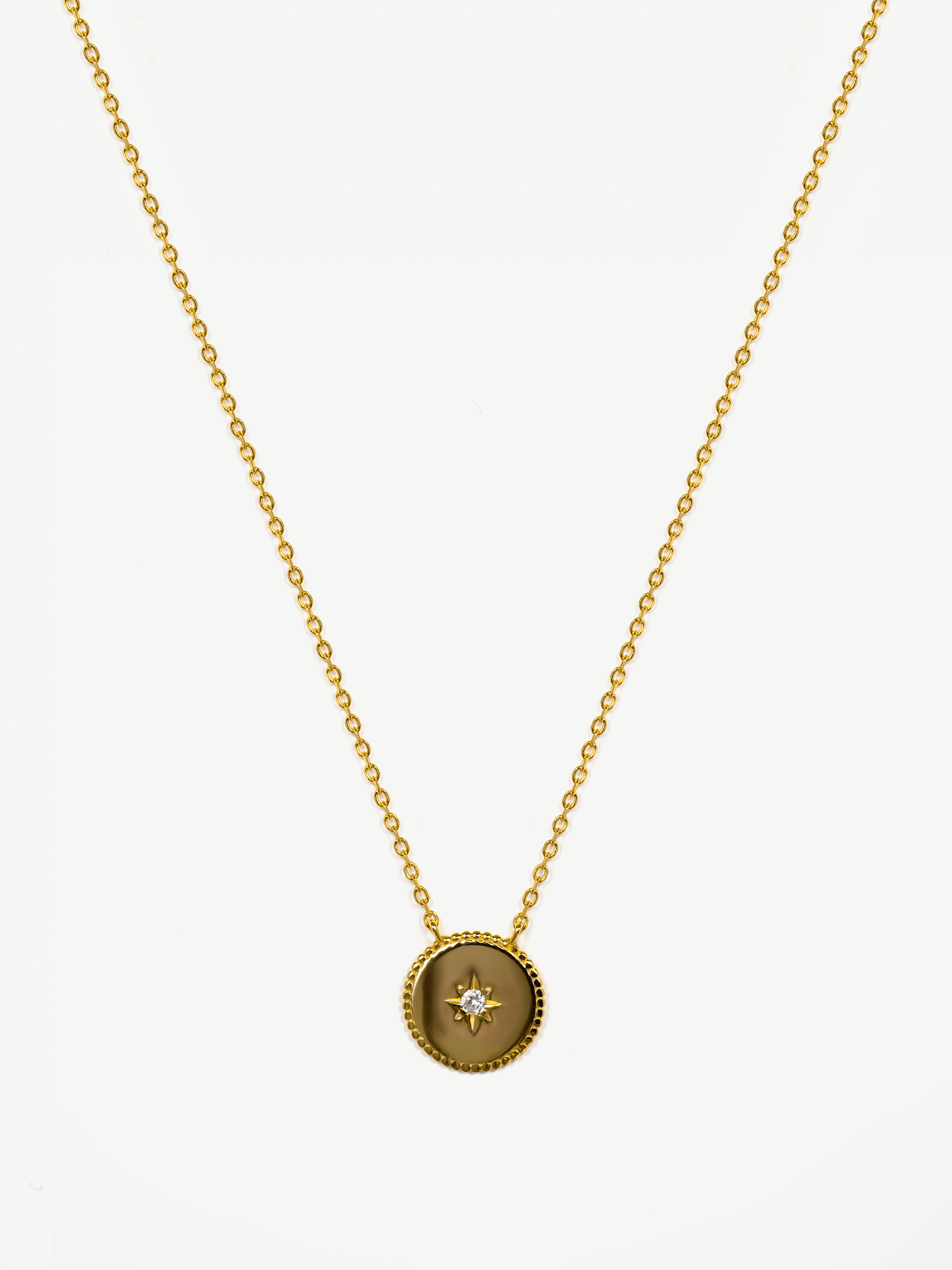 North Star Coin Necklace