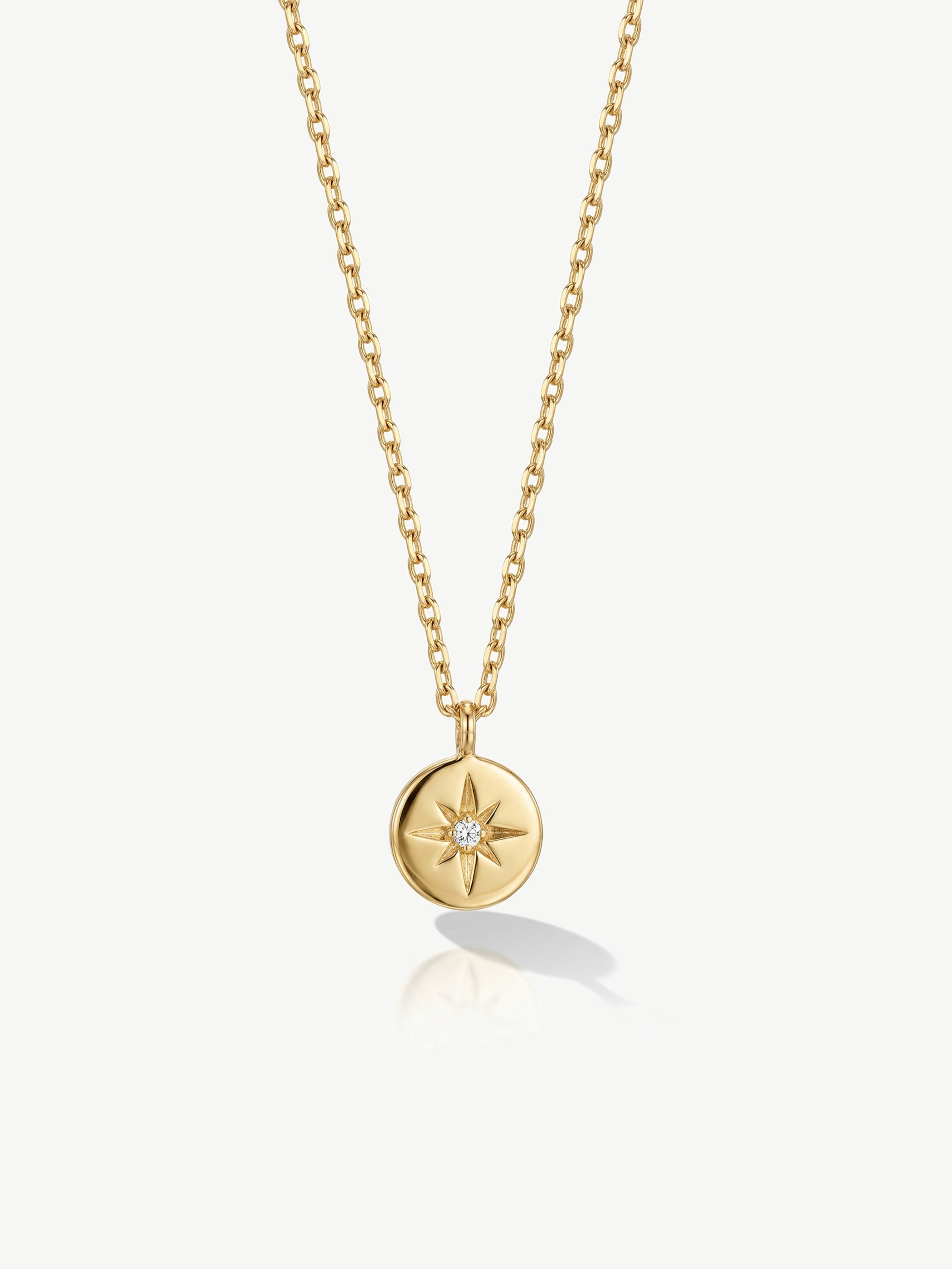 Tiny Star Coin Necklace