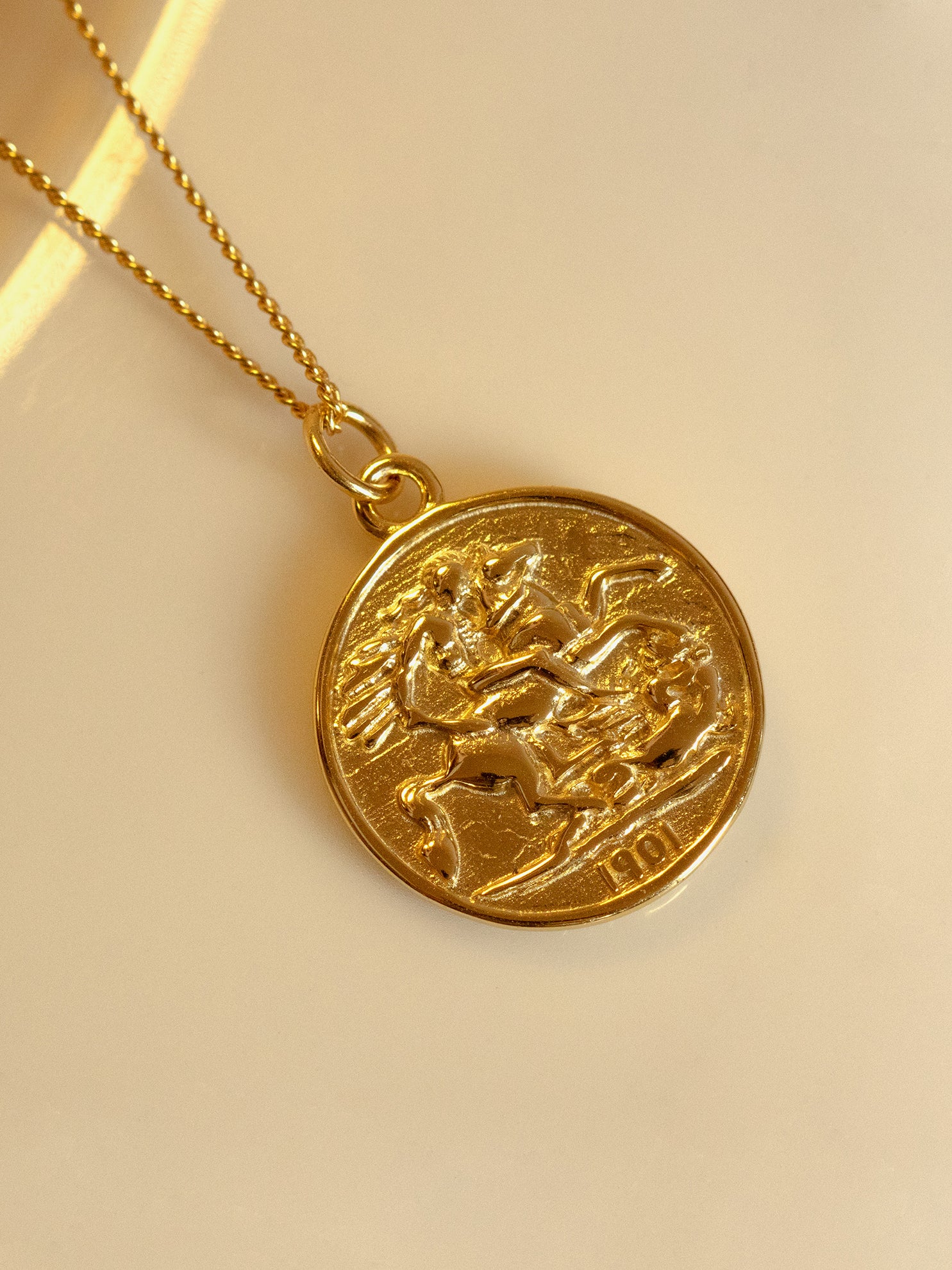 Roman Coin Necklace - Reversible
