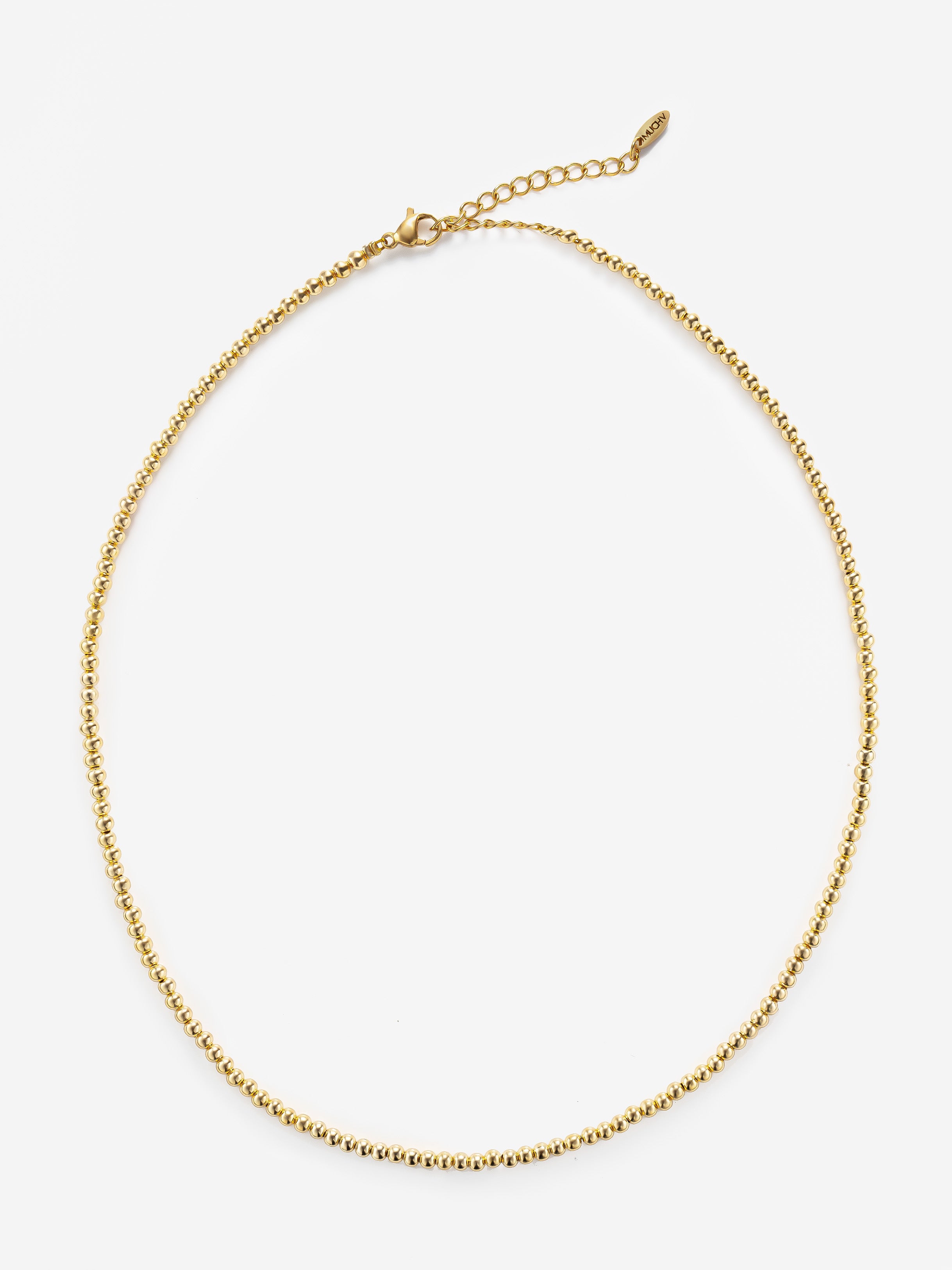 Dainty Ball Choker or Necklace With Round Beads