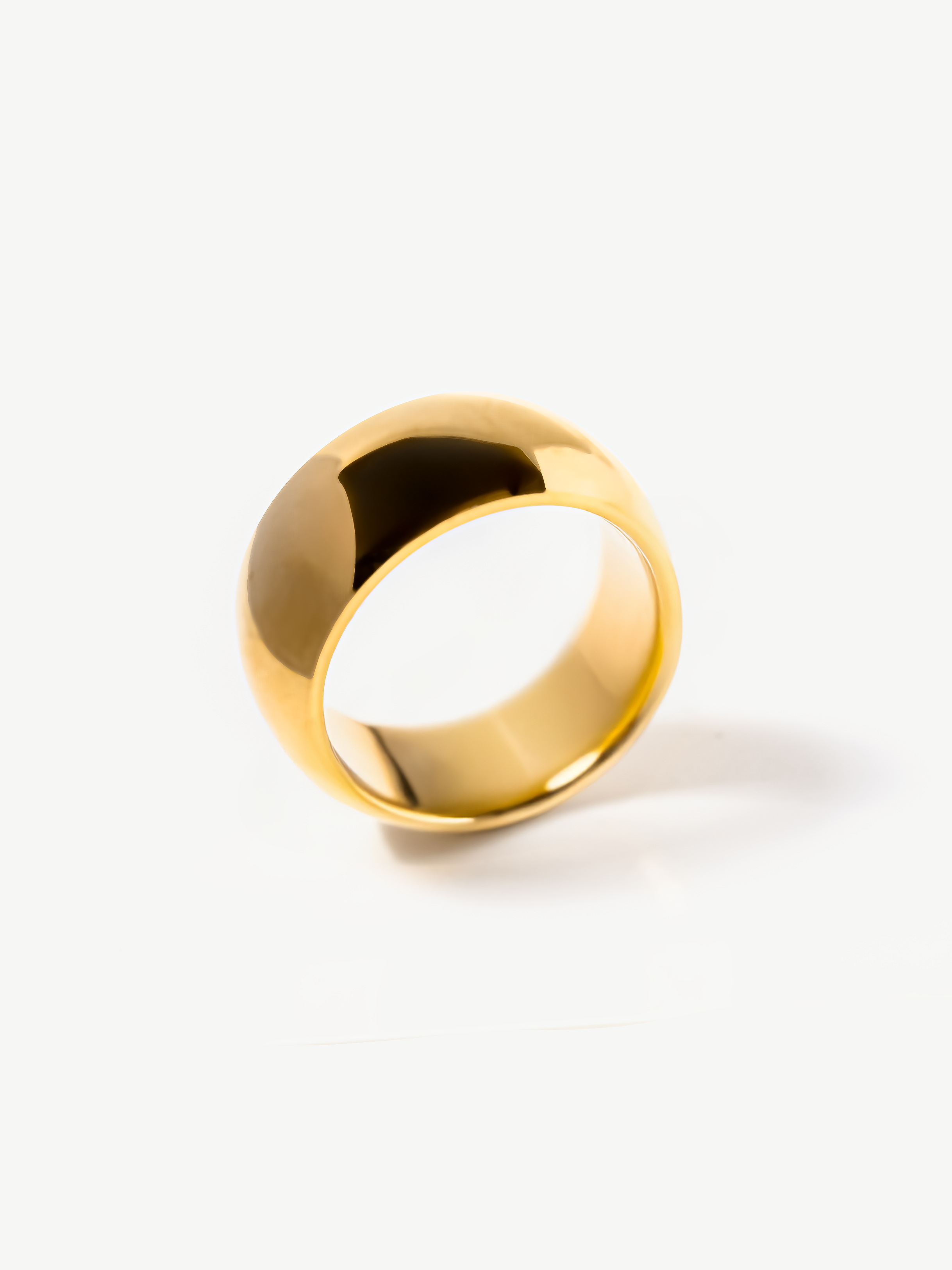 Smooth Polished Dome Ring