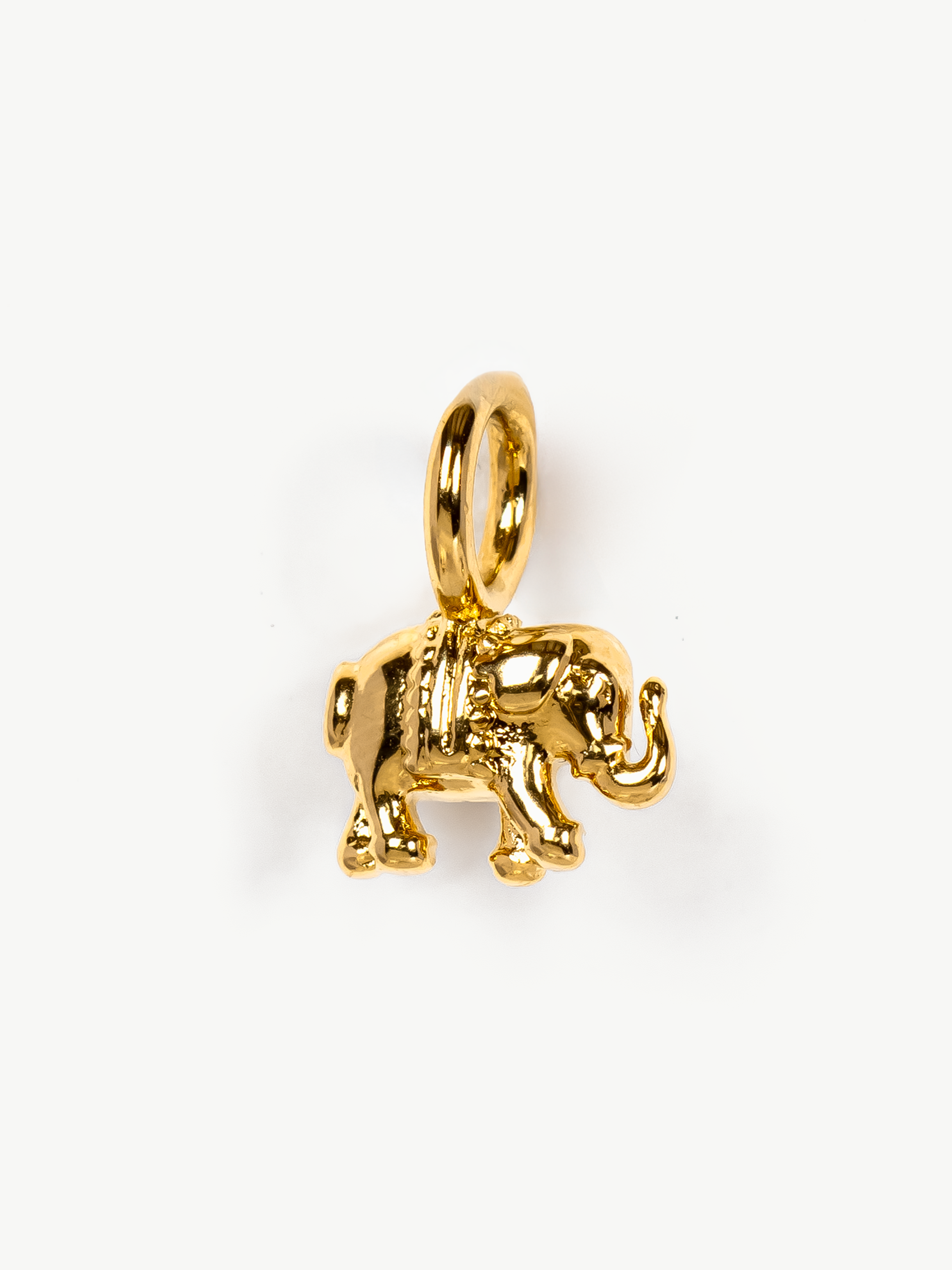 Textured Elephant Charm (Small)