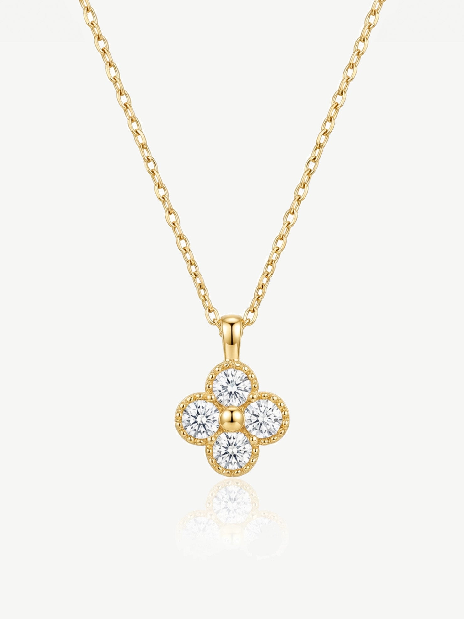 White Clover Necklace