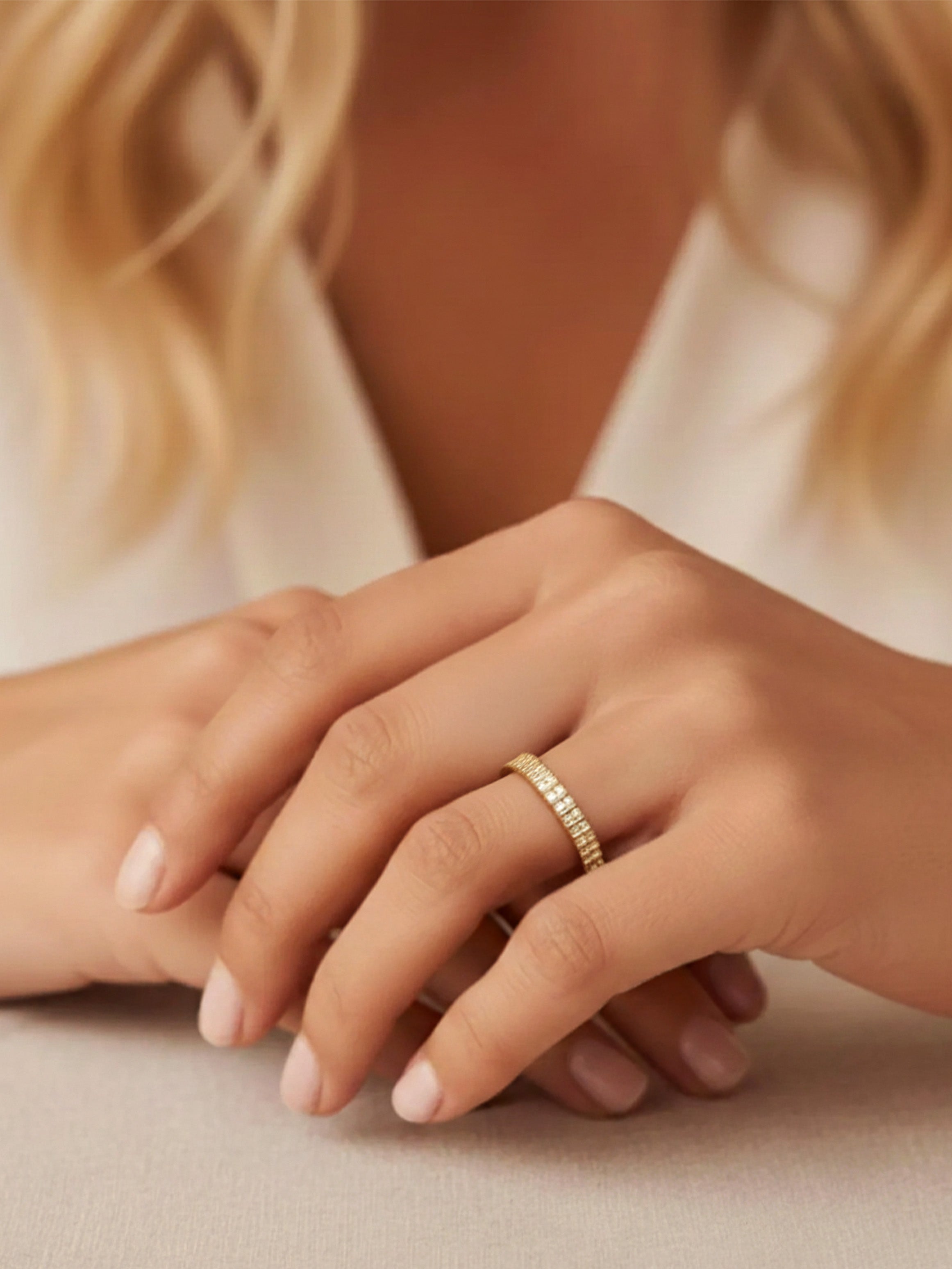 Double Row Stacking Ring