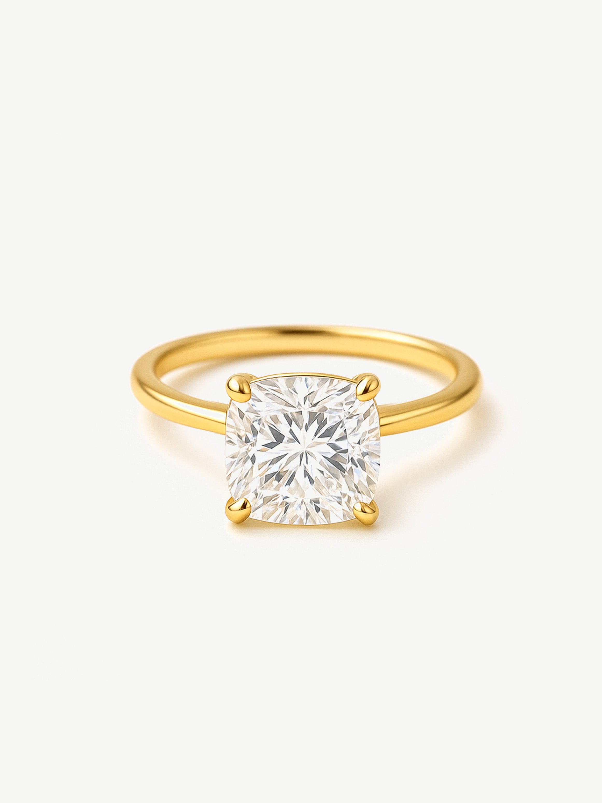 Dainty Square Stone Promise Ring