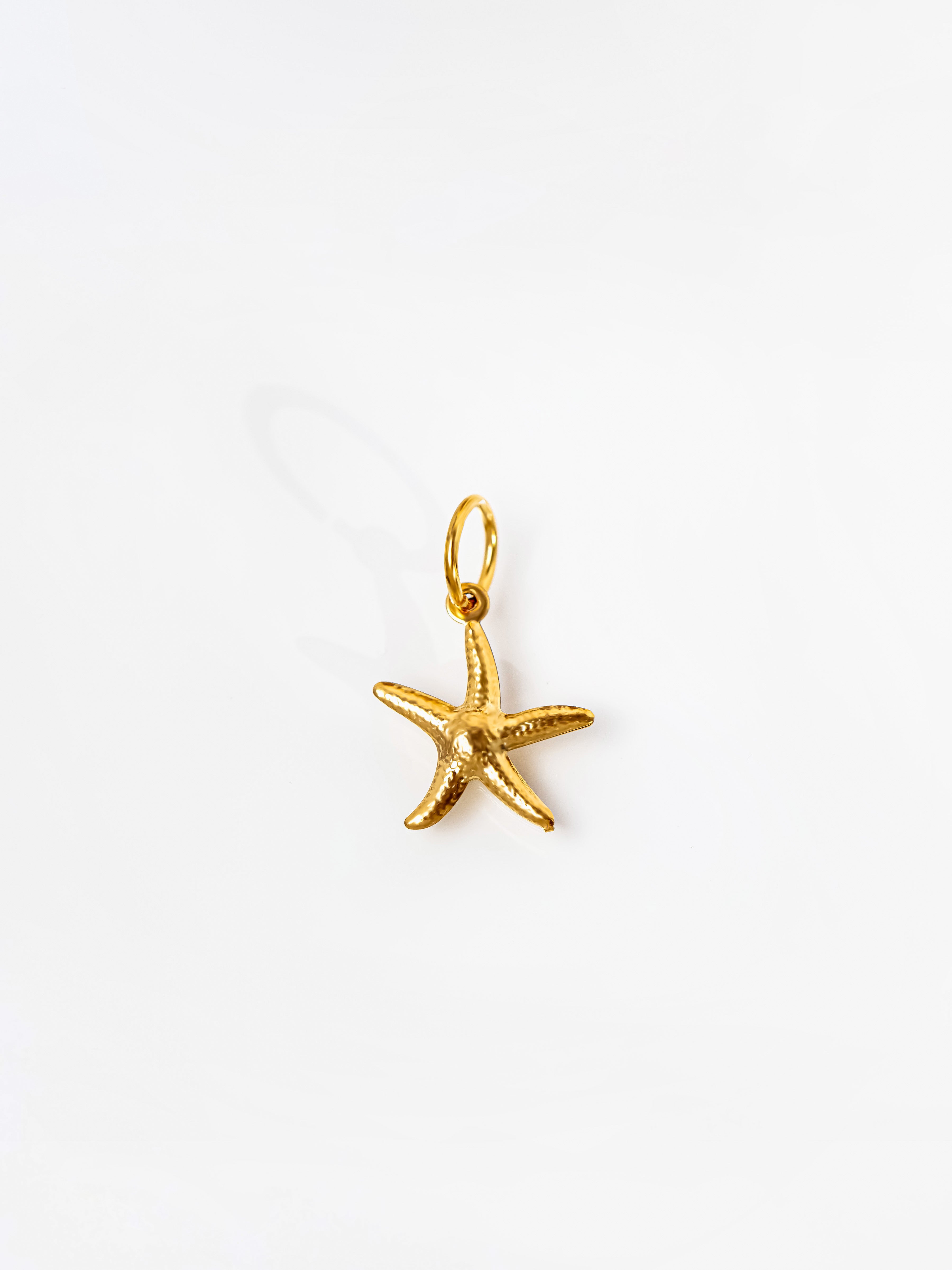 Gold Tiny Star Fish Pendant / Charm