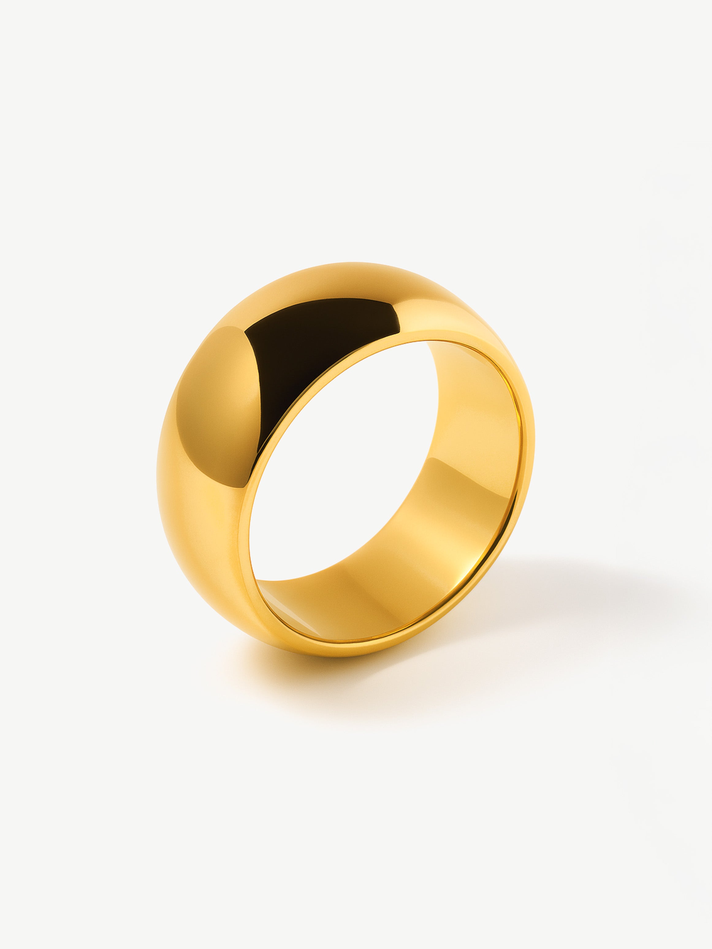 Smooth Polished Dome Ring