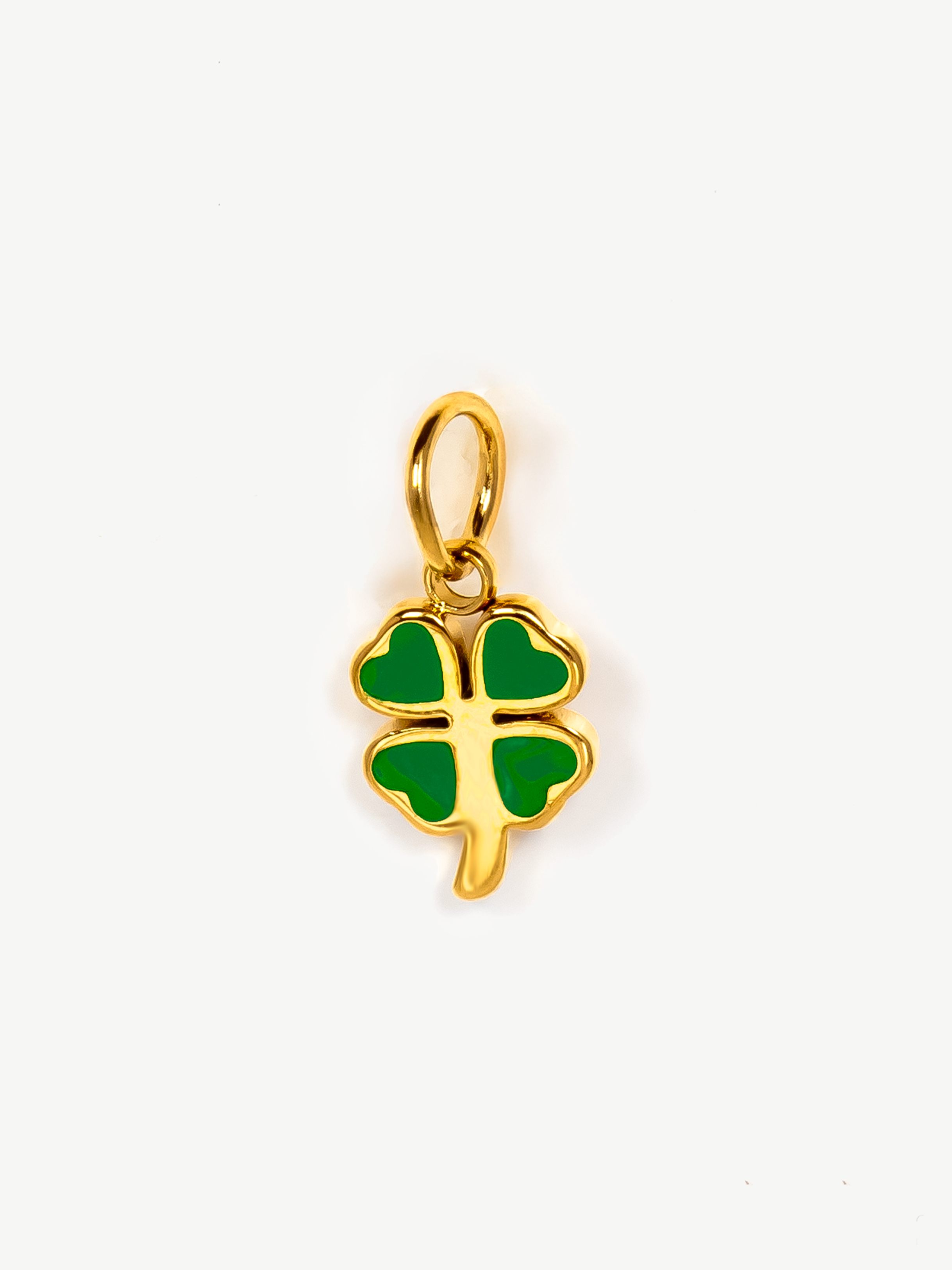 Lucky Four Leaf Clover Charm (Tiny)