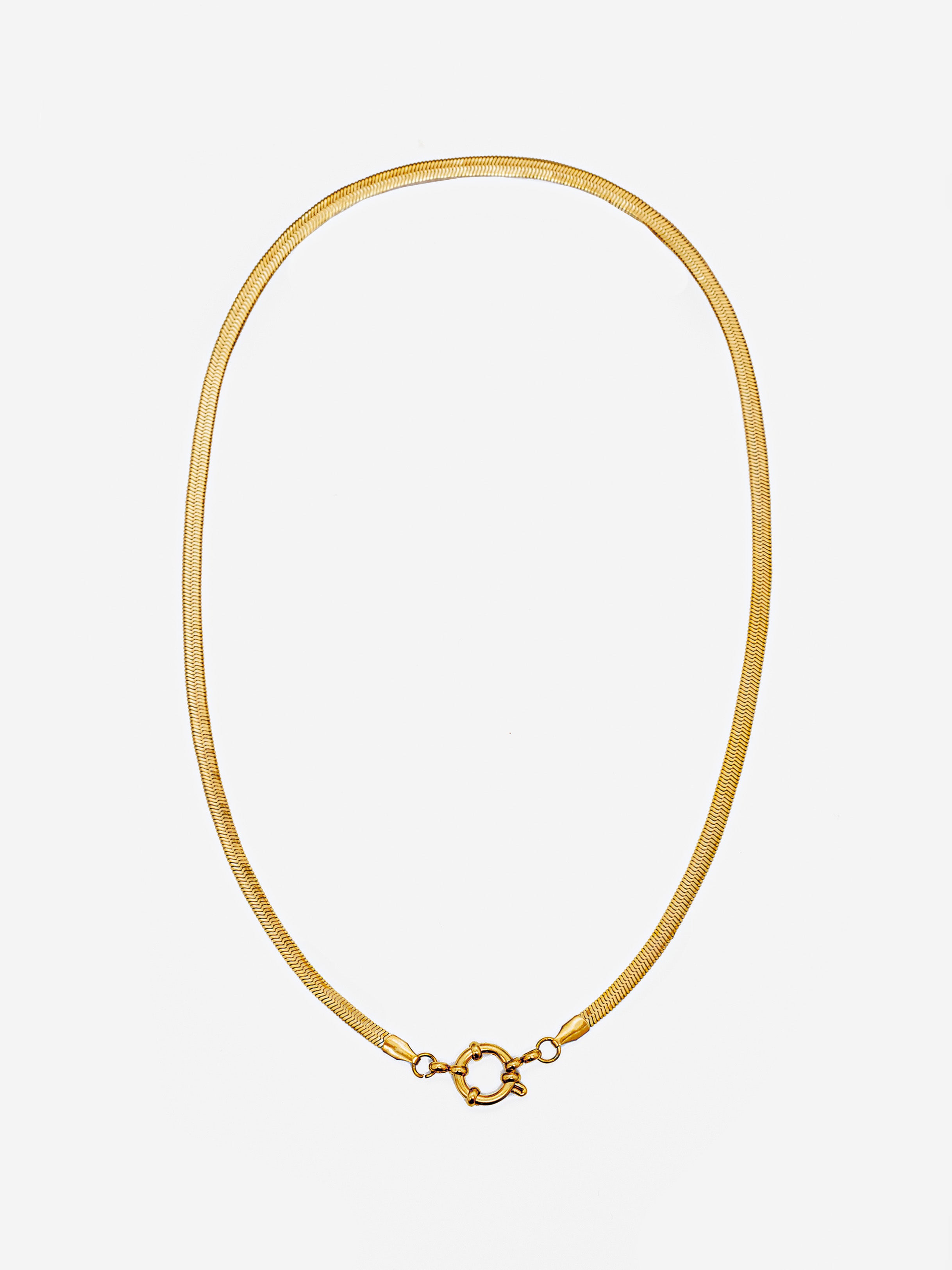 Herringbone Chain Choker For Charms - 40cm