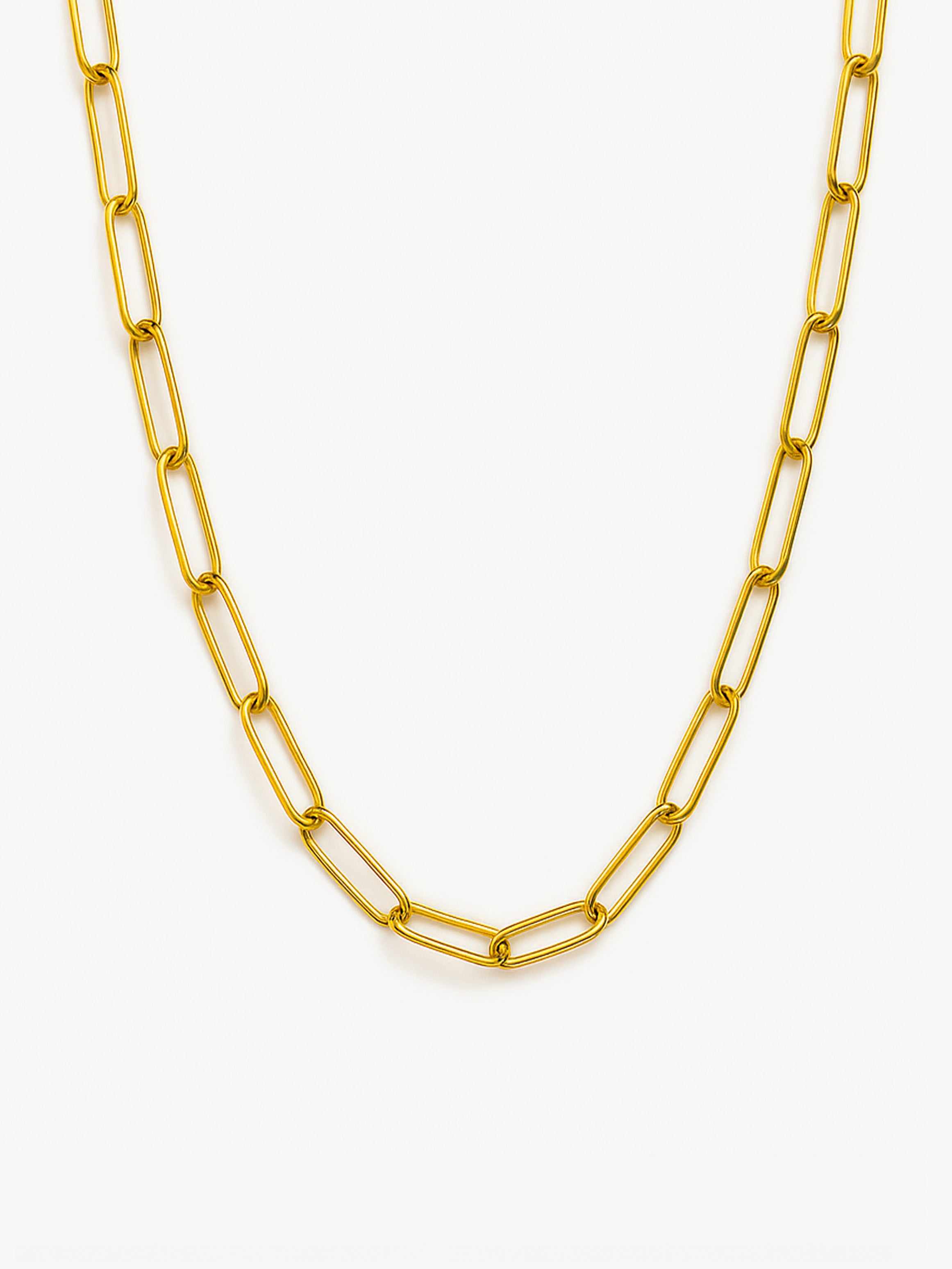 Charm Necklace - 4mm Link Chain