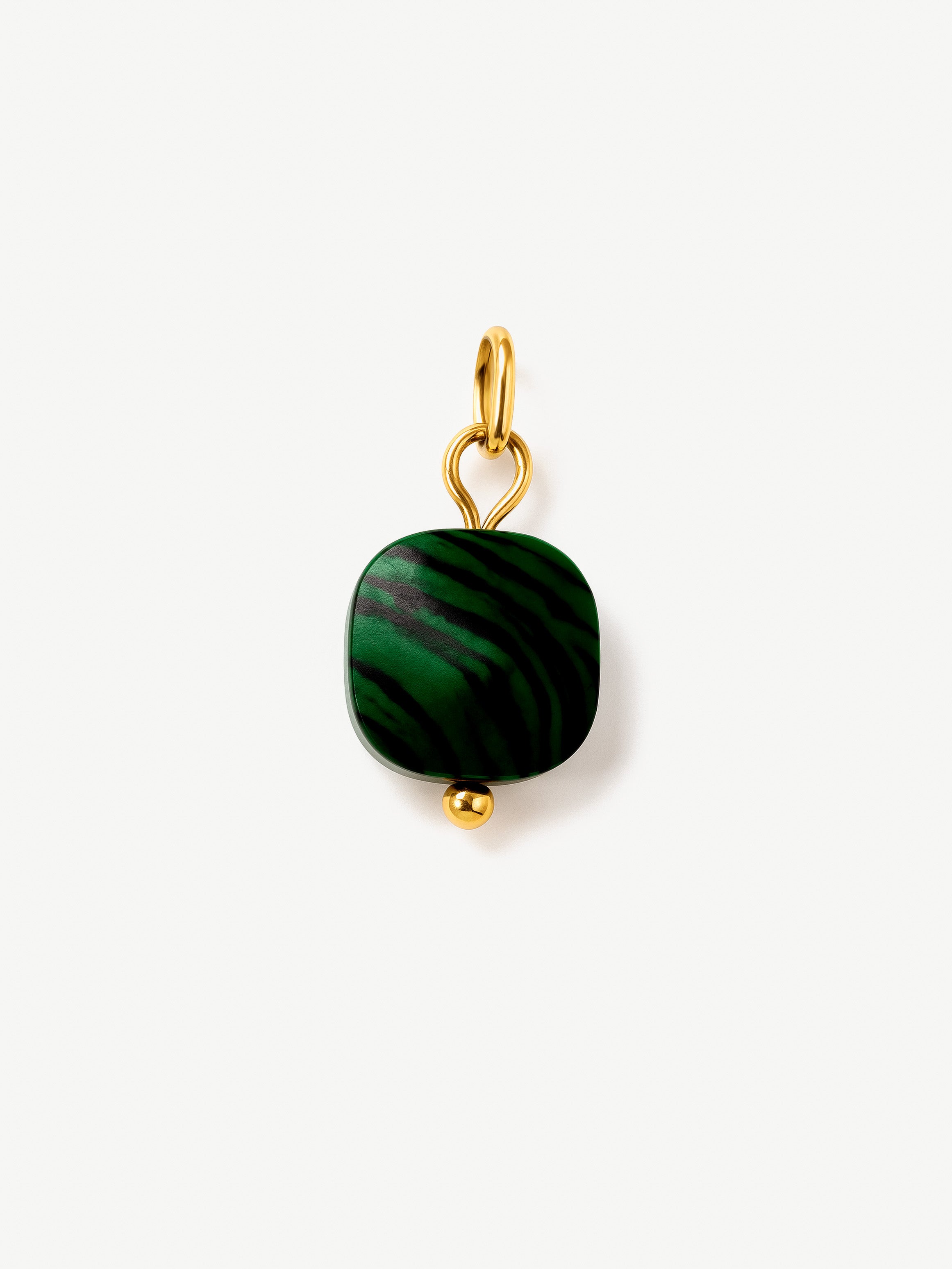 Malachite Green Simulant Square Charm (Small)