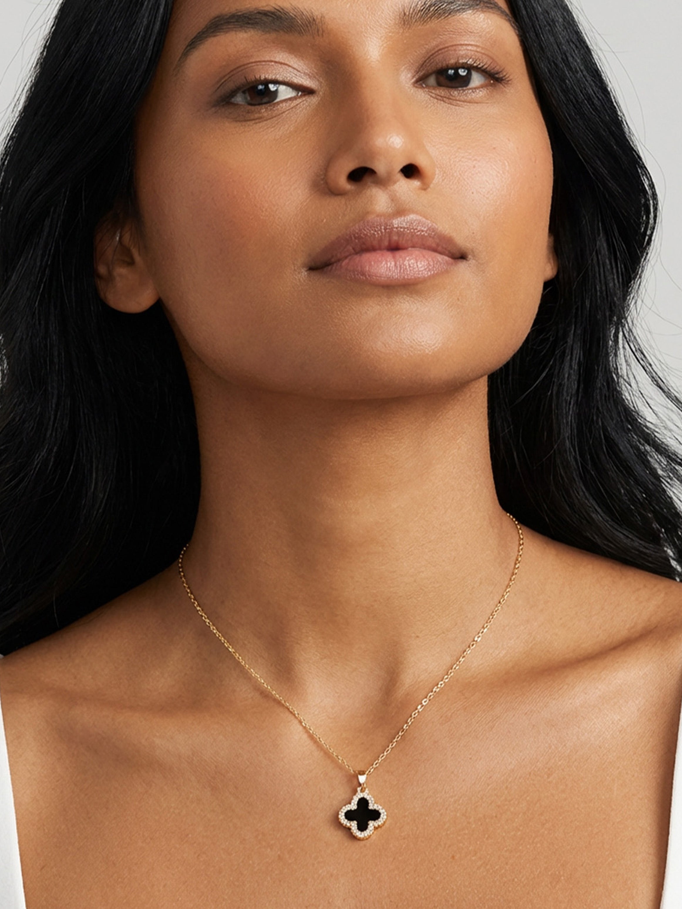 Clover Necklace - Reversible Pendant