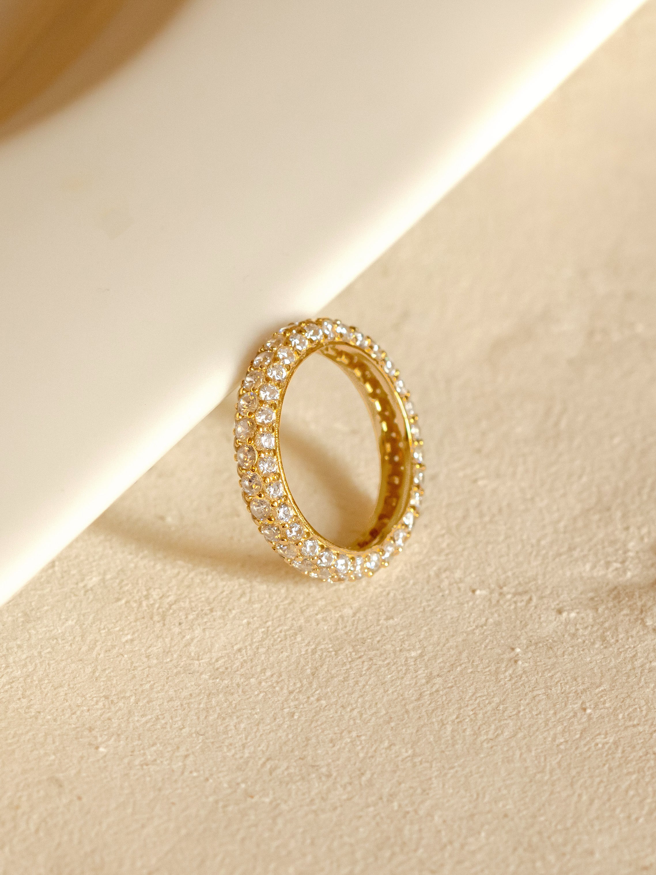 Pave Dome Ring With Sparkling Stones