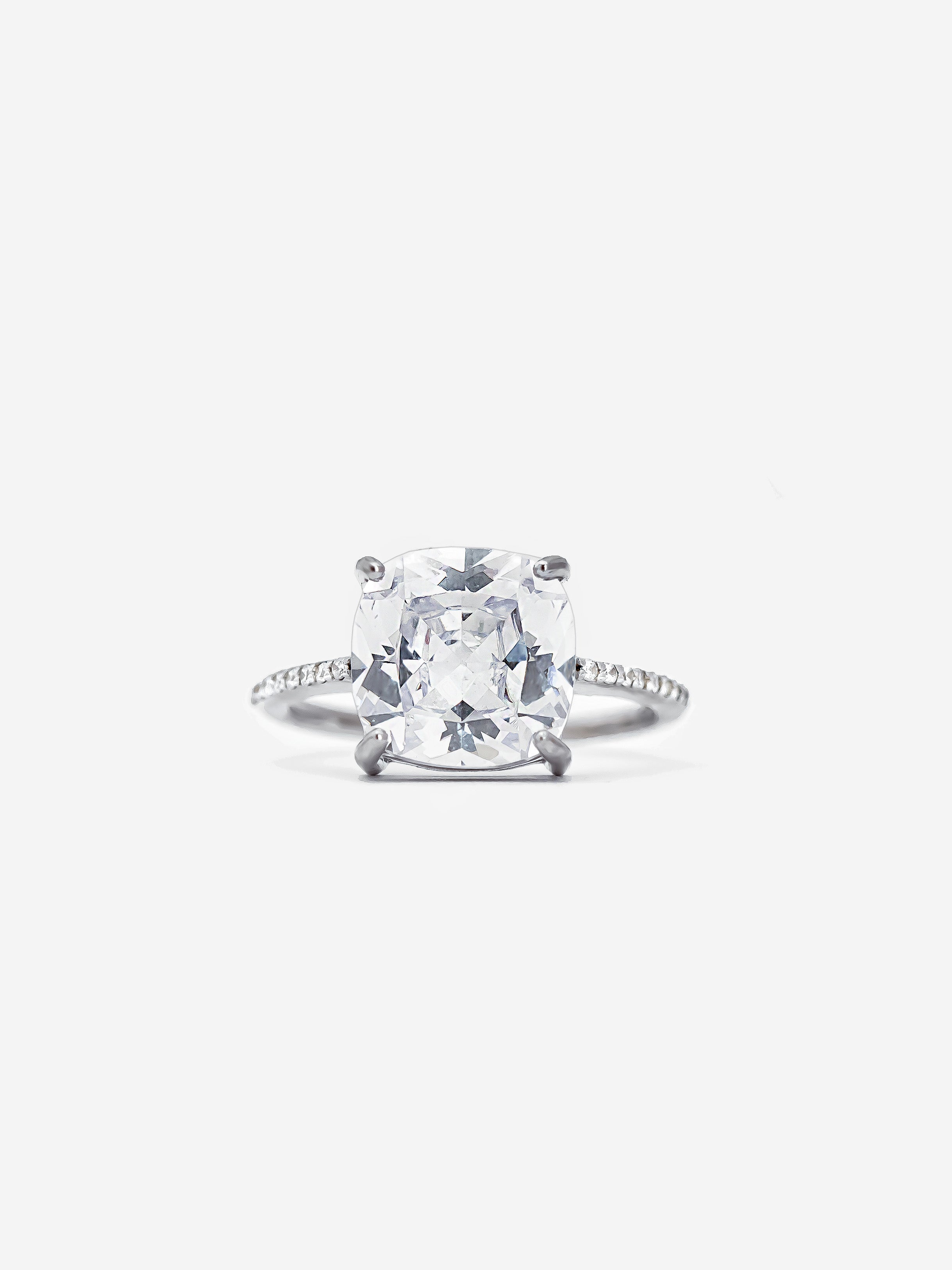Promise Ring With Square Stone