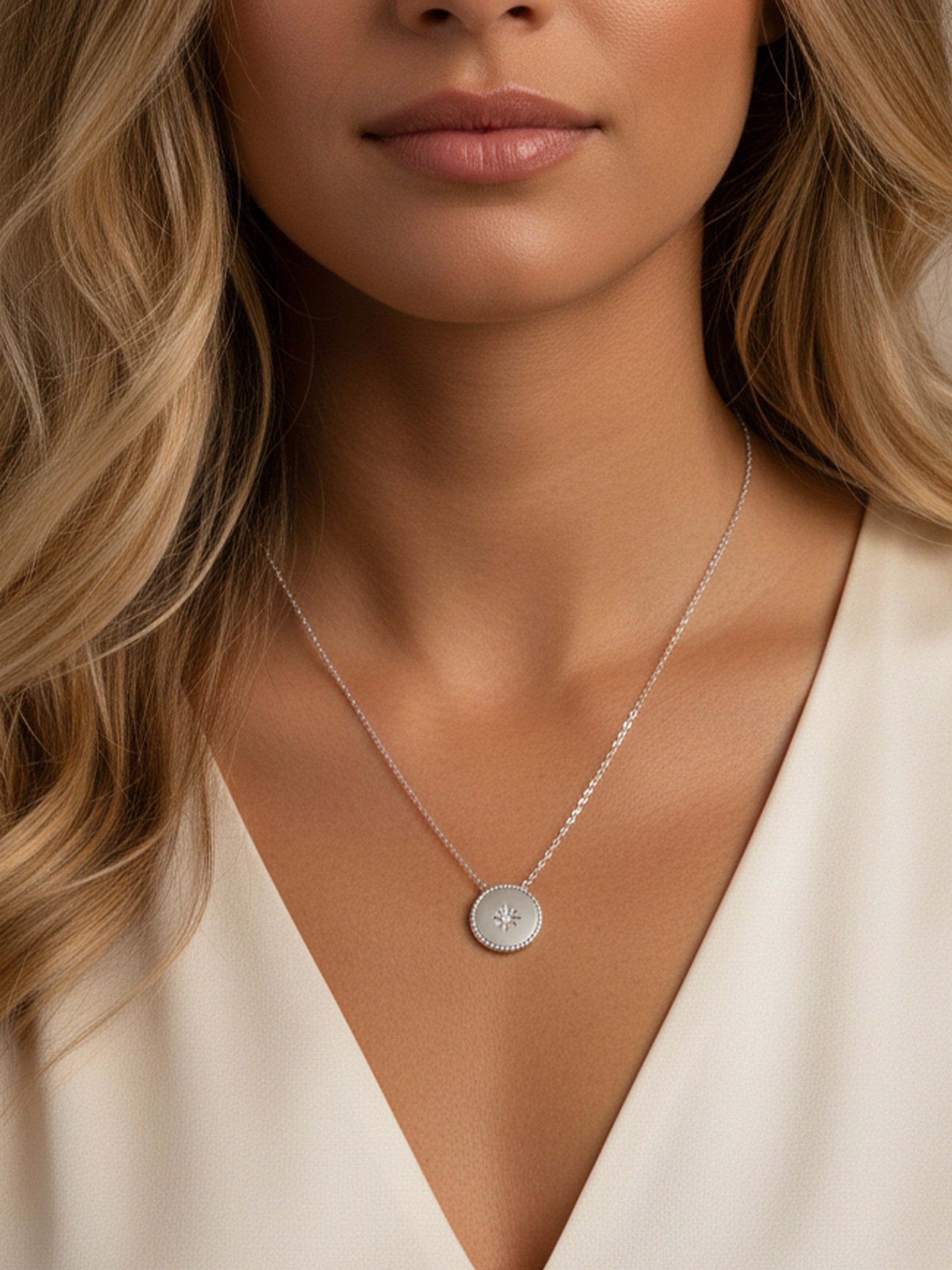 North Star Coin Necklace