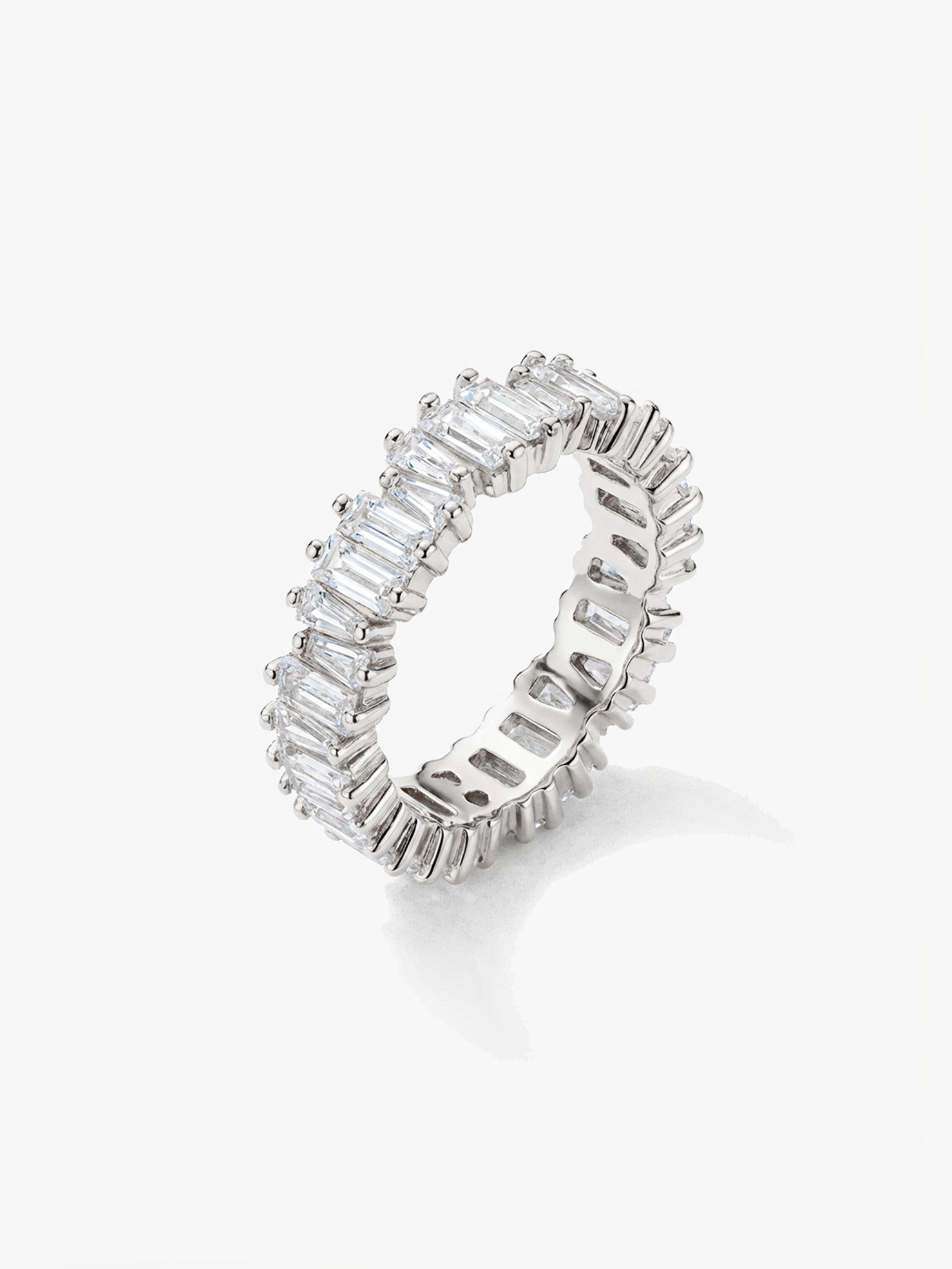 Stacking Ring With Baguette Stones