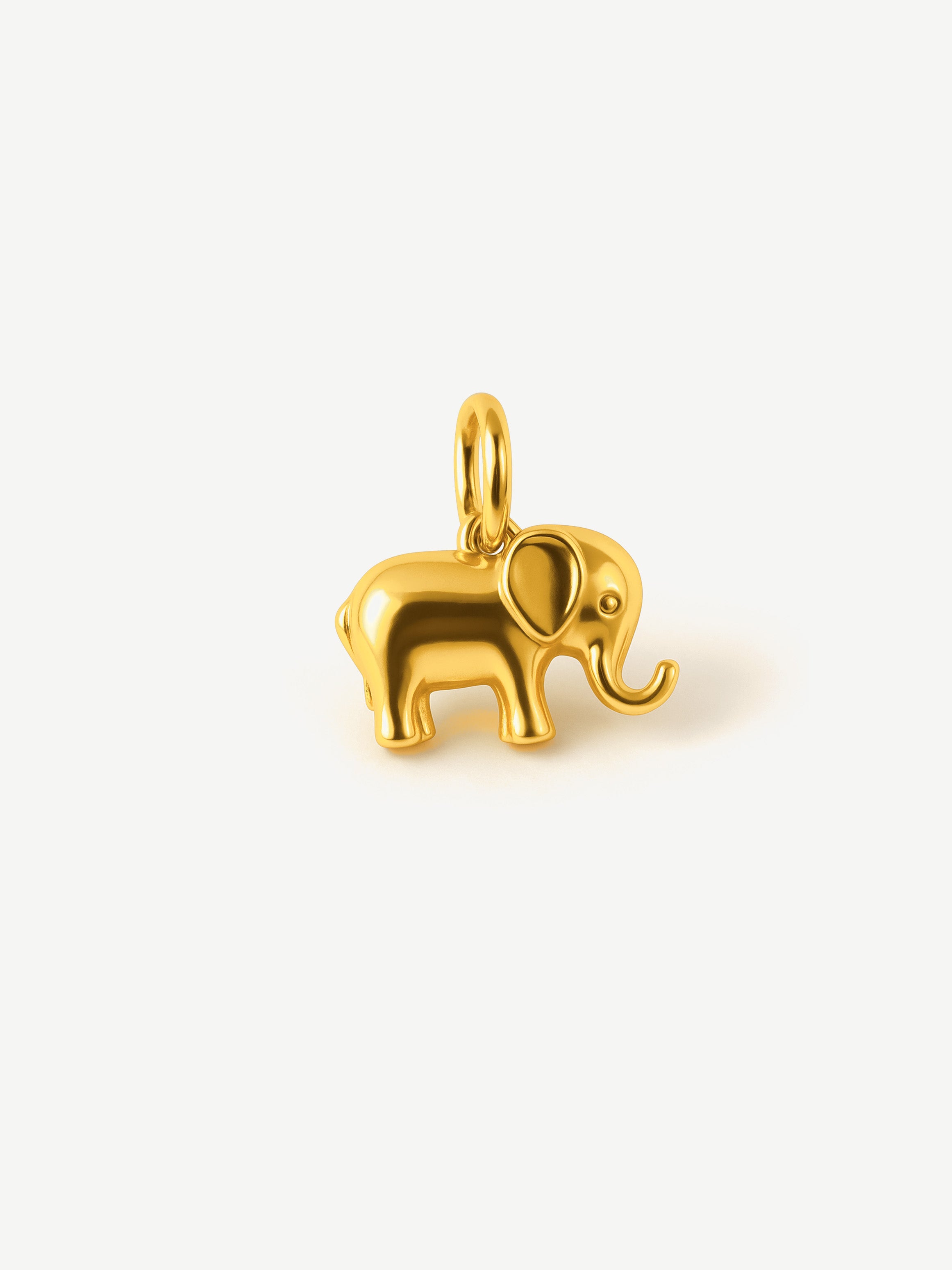 Solid Elephant Charm (Small)