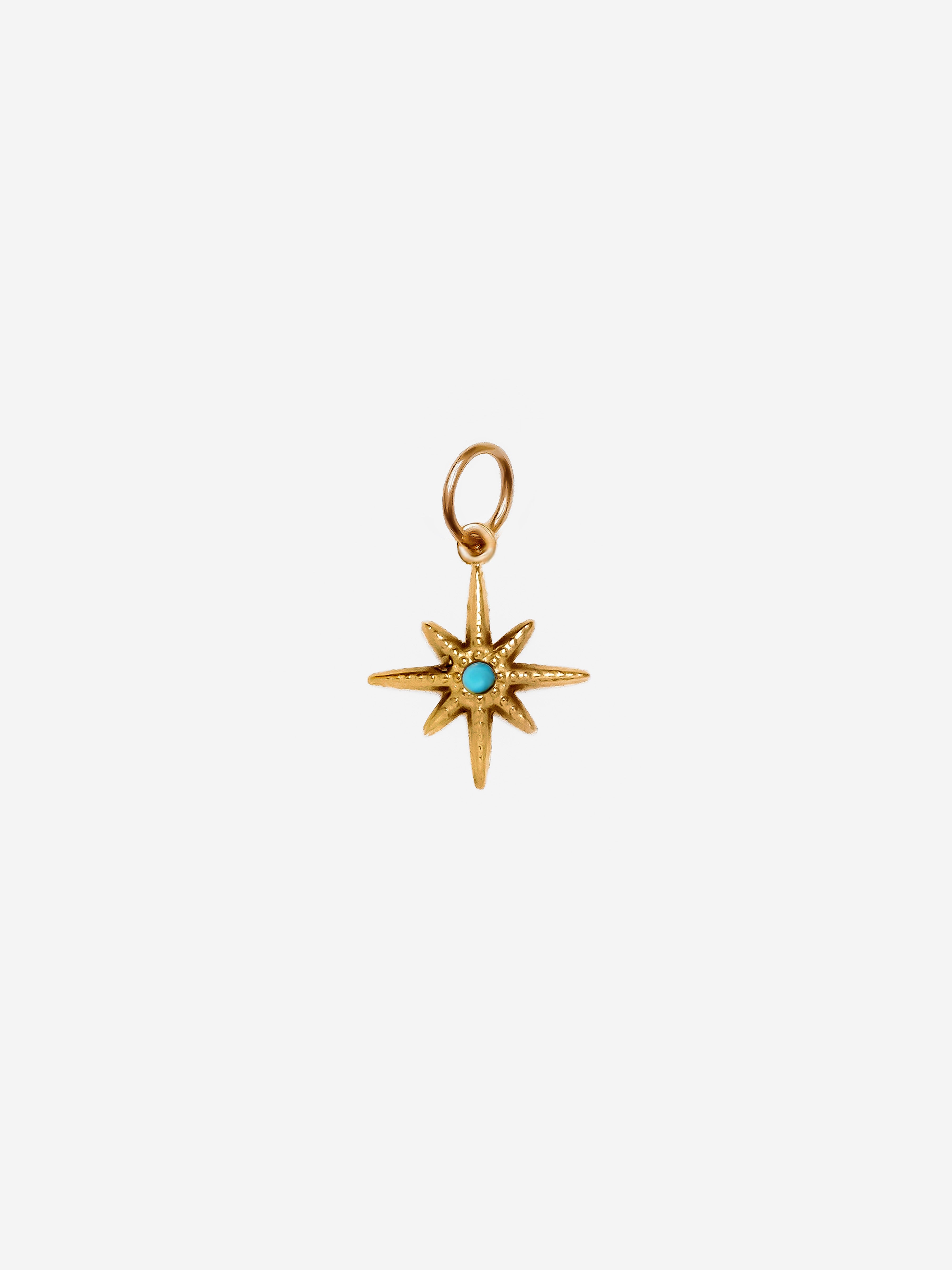 Turquoise North Star Charm (Small)