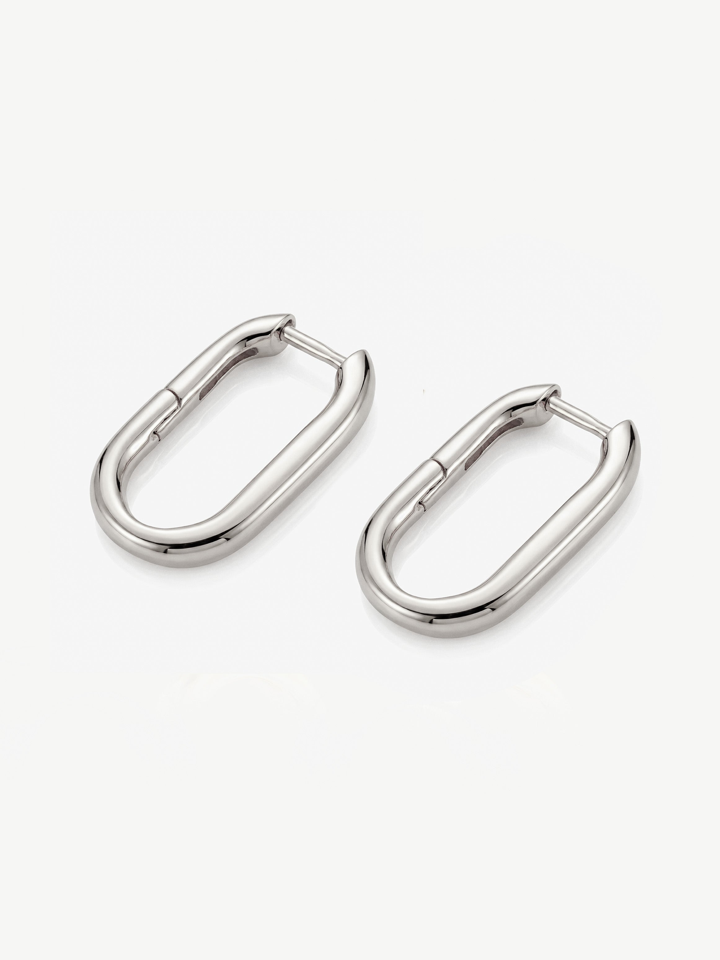 Small Oval Hoop Earrings
