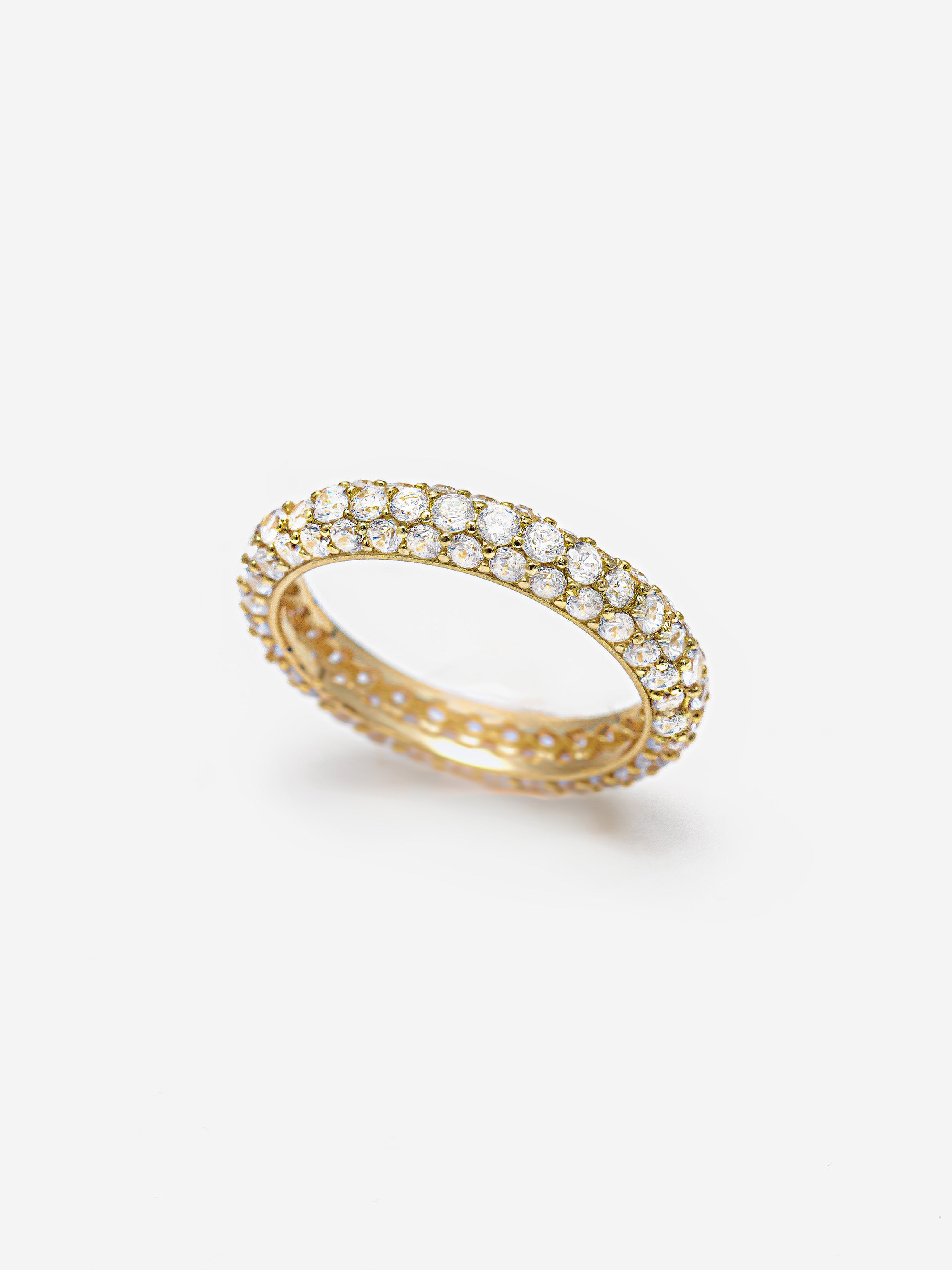 Pave Dome Ring With Sparkling Stones