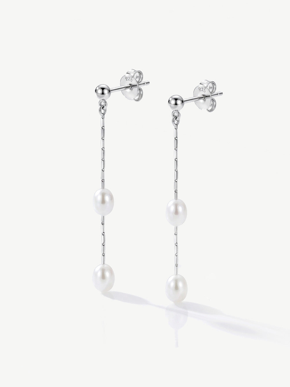 Pearl Chain Earrings