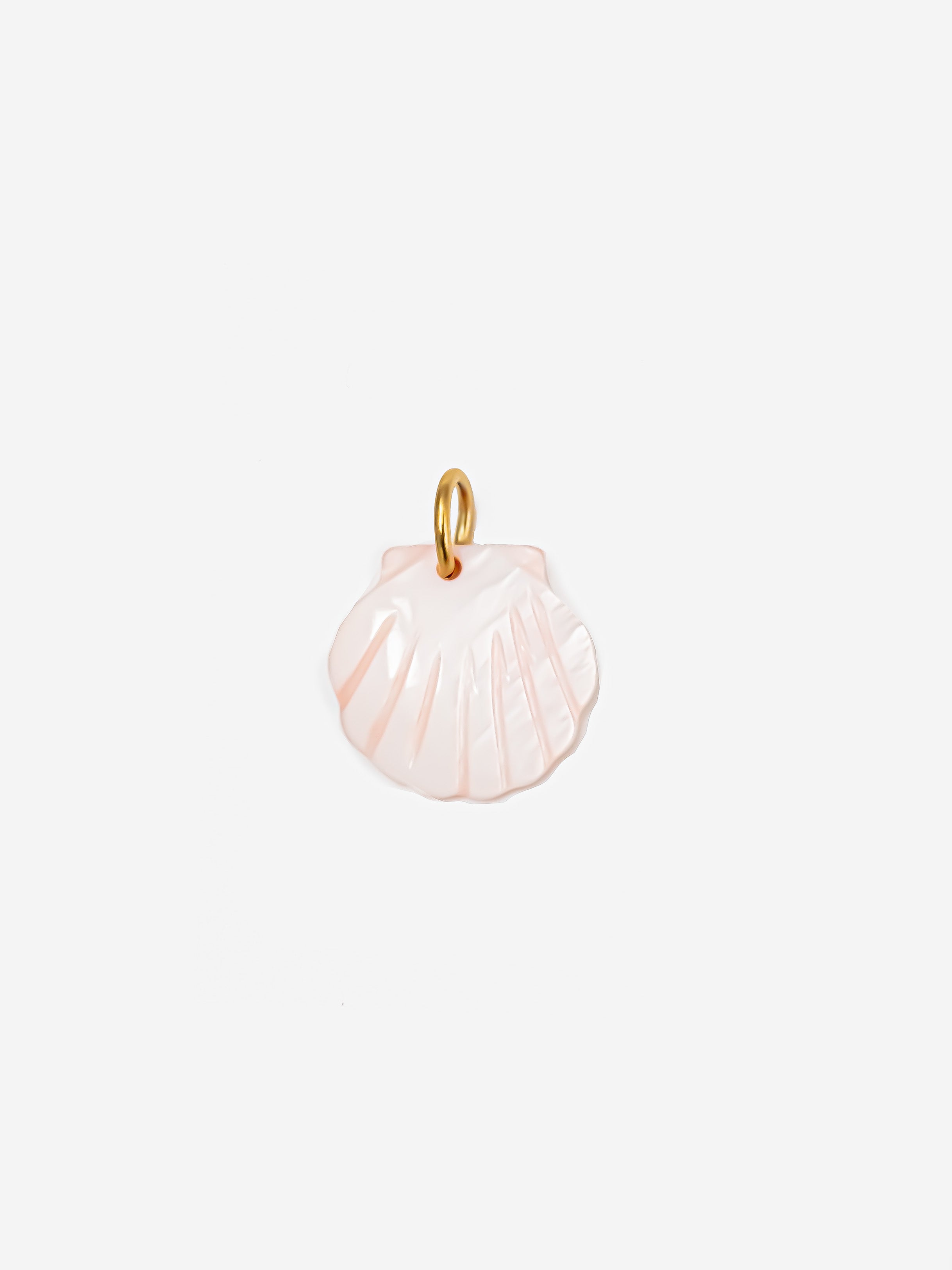 Pink Clam Shell Charm (Big)