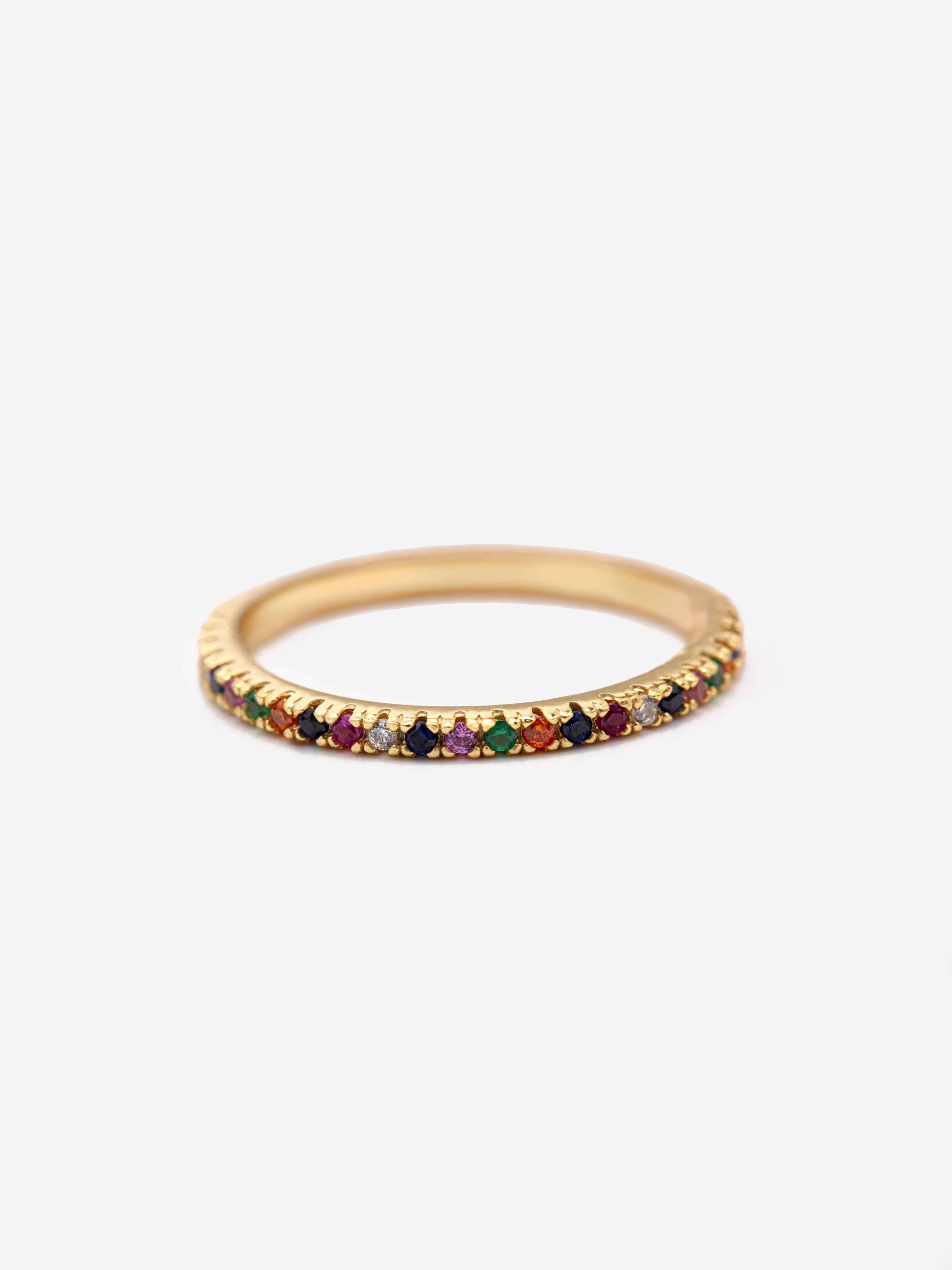 Stacking Rainbow Ring