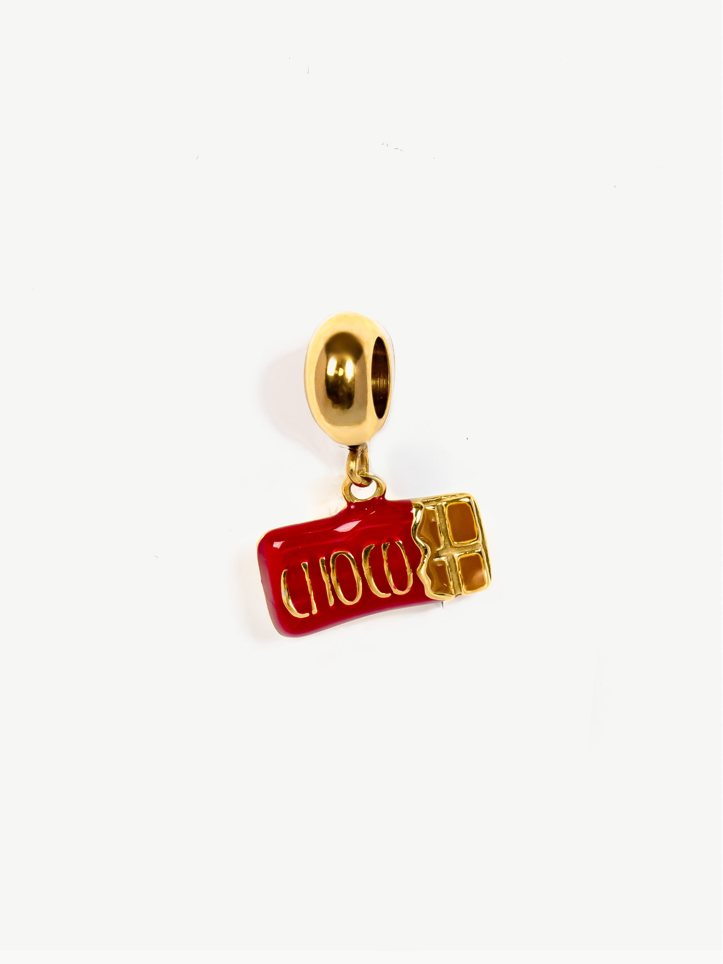 Red Chocolate Bar Charm (Tiny)