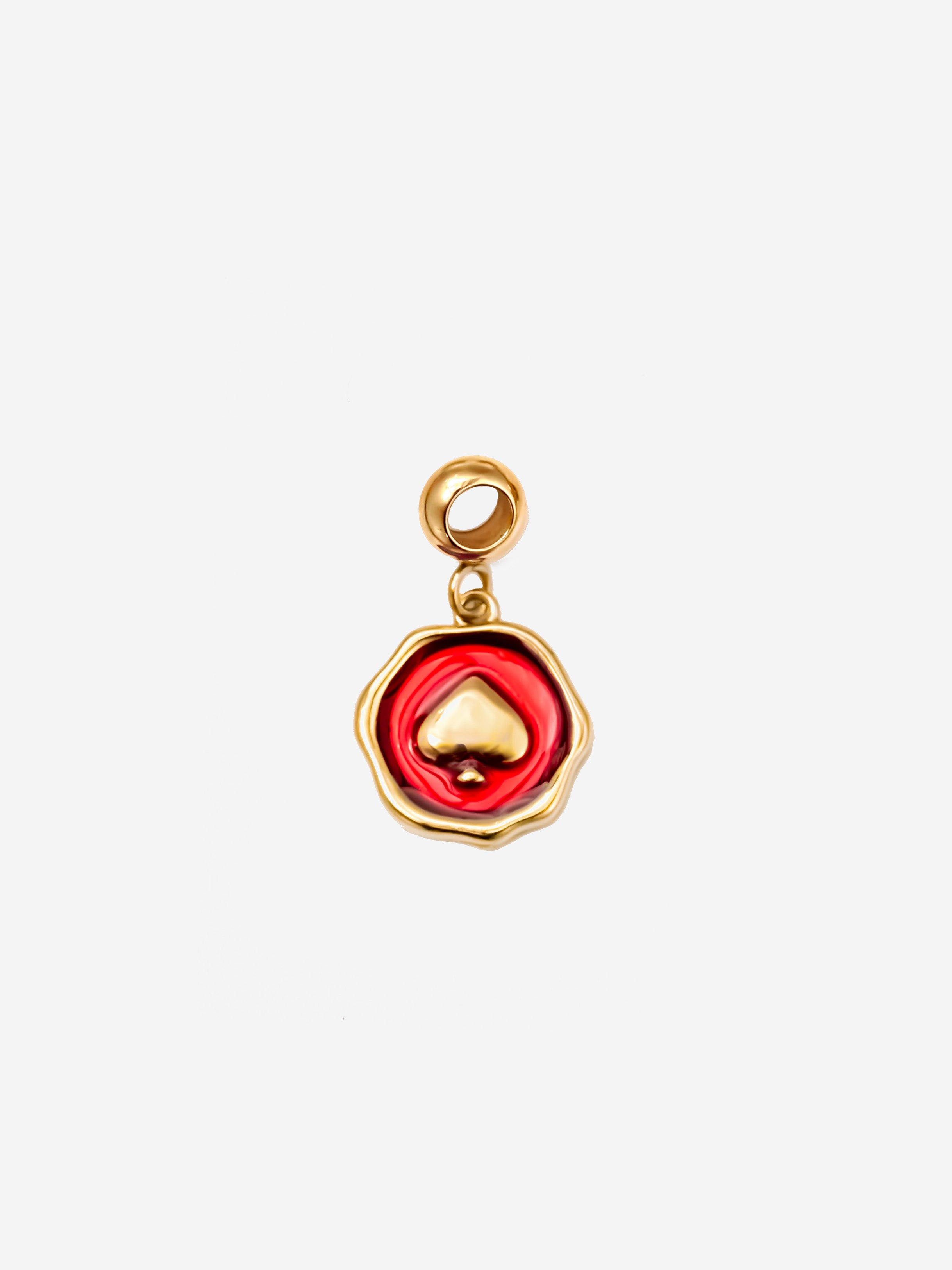 Red Spade Charm (Small)