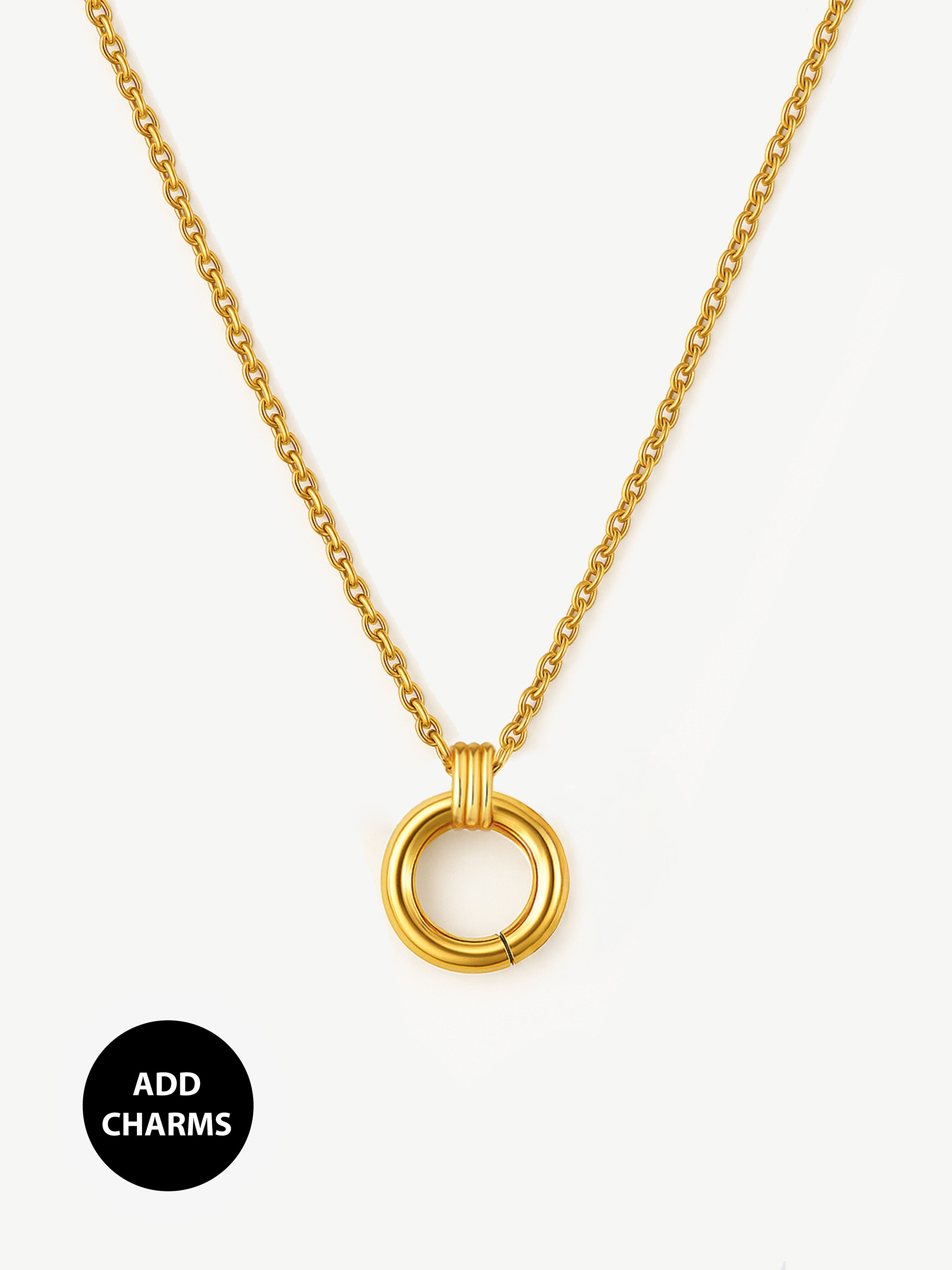 Rolo Chain For Charms (Medium O-Clasp Pendant)