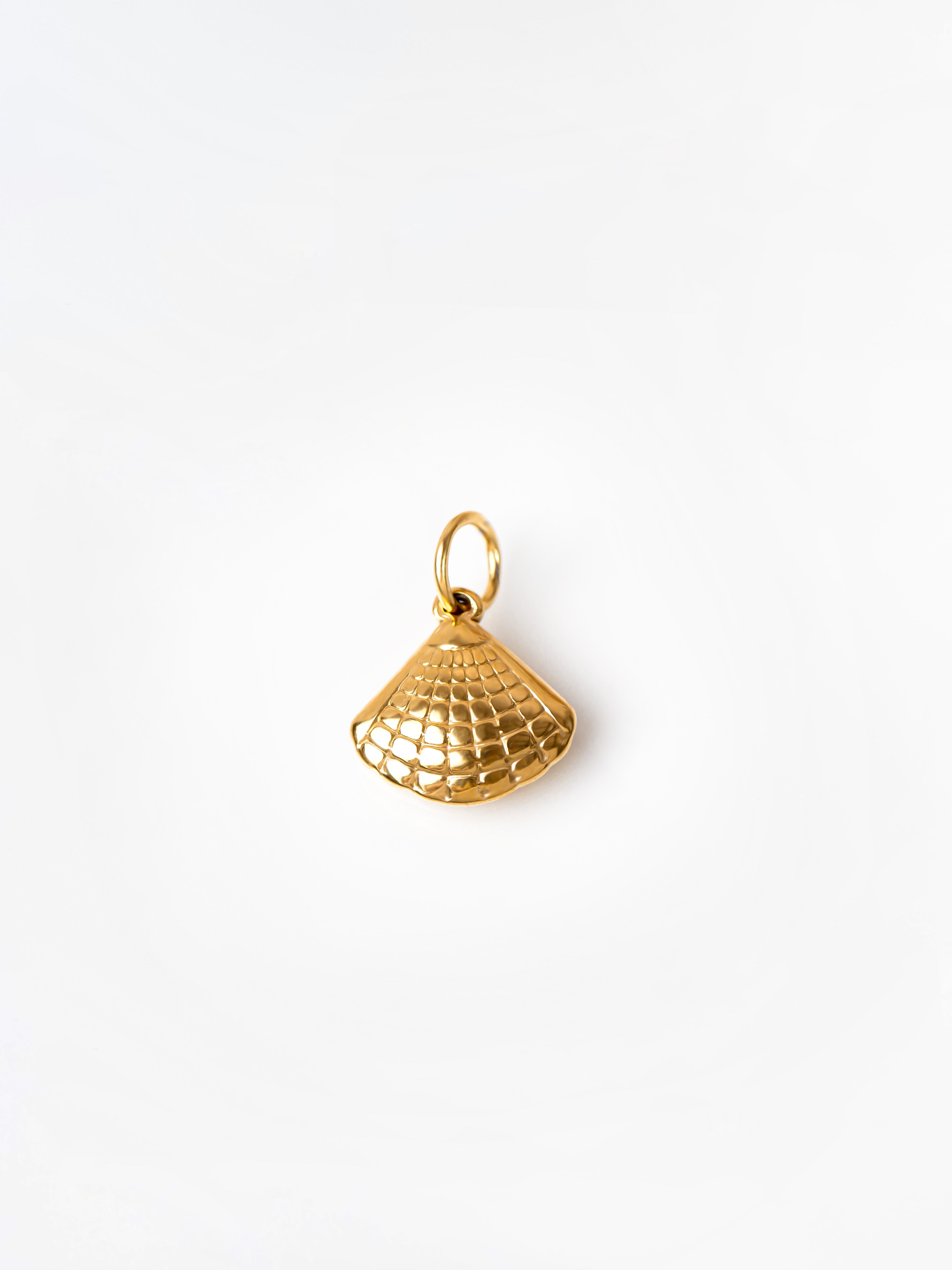 Gold Small Sea Shell Pendant / Charm