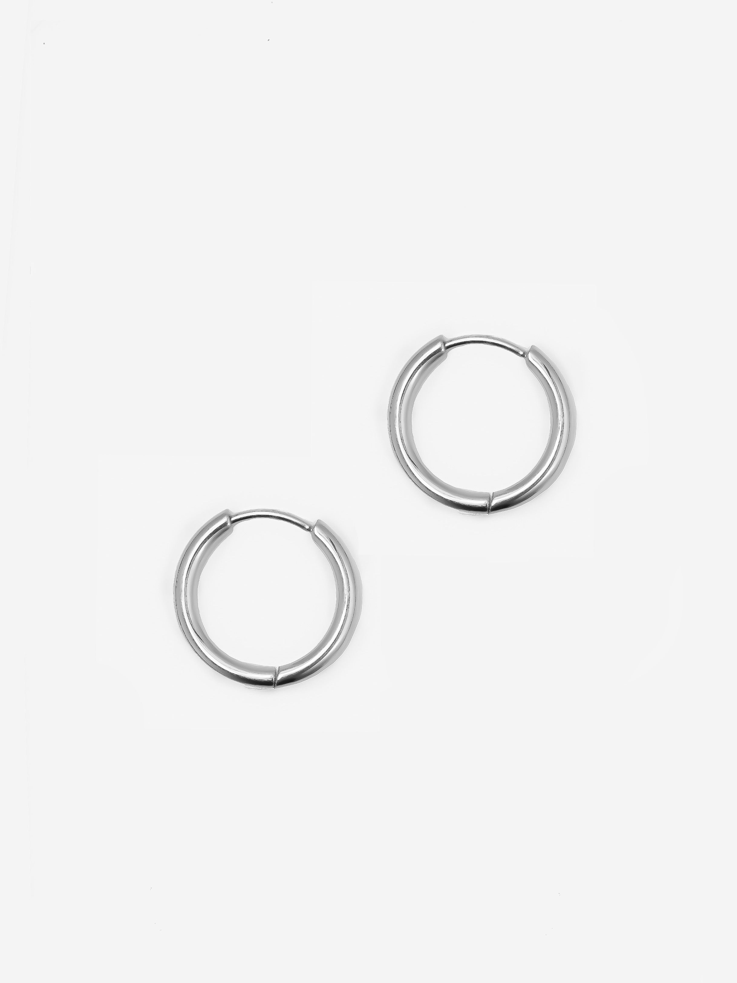 Solid Hoop Earrings For Charms - 18mm