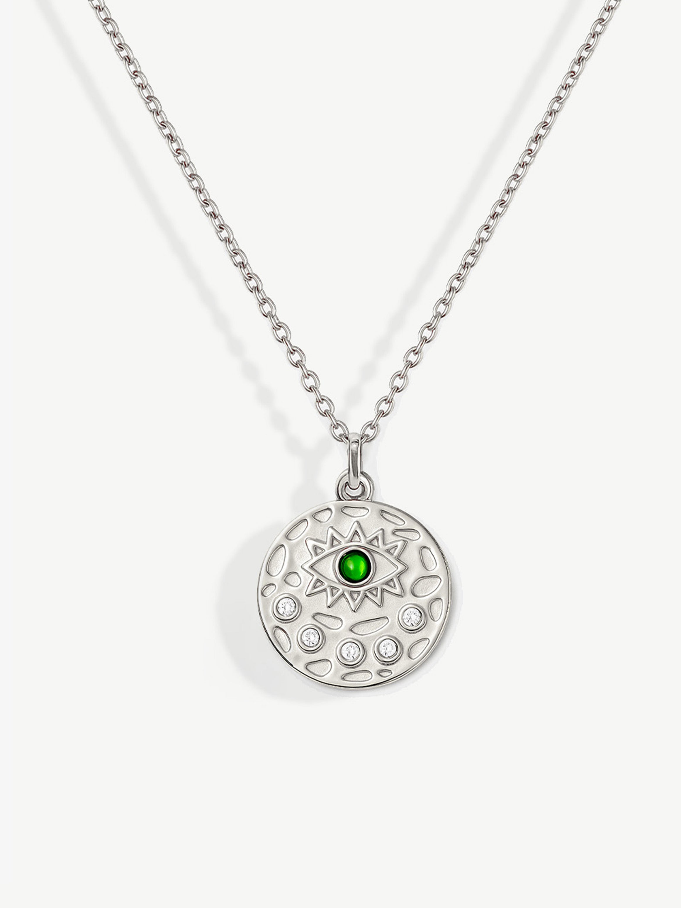 Evil Eye Coin Necklace