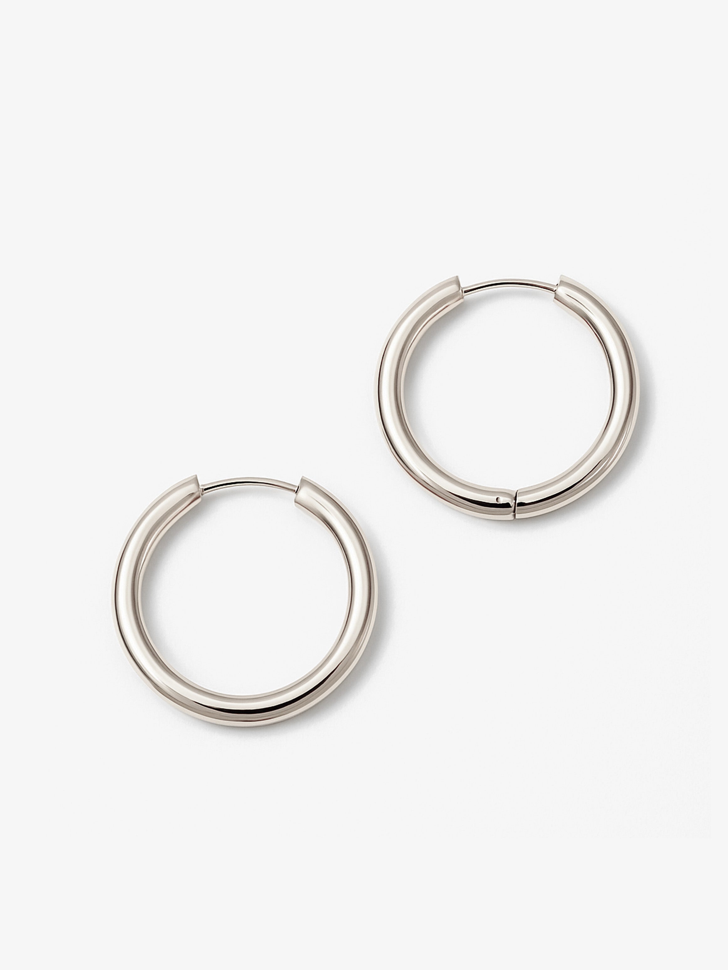 Solid Hoop Earrings For Charms - 24mm