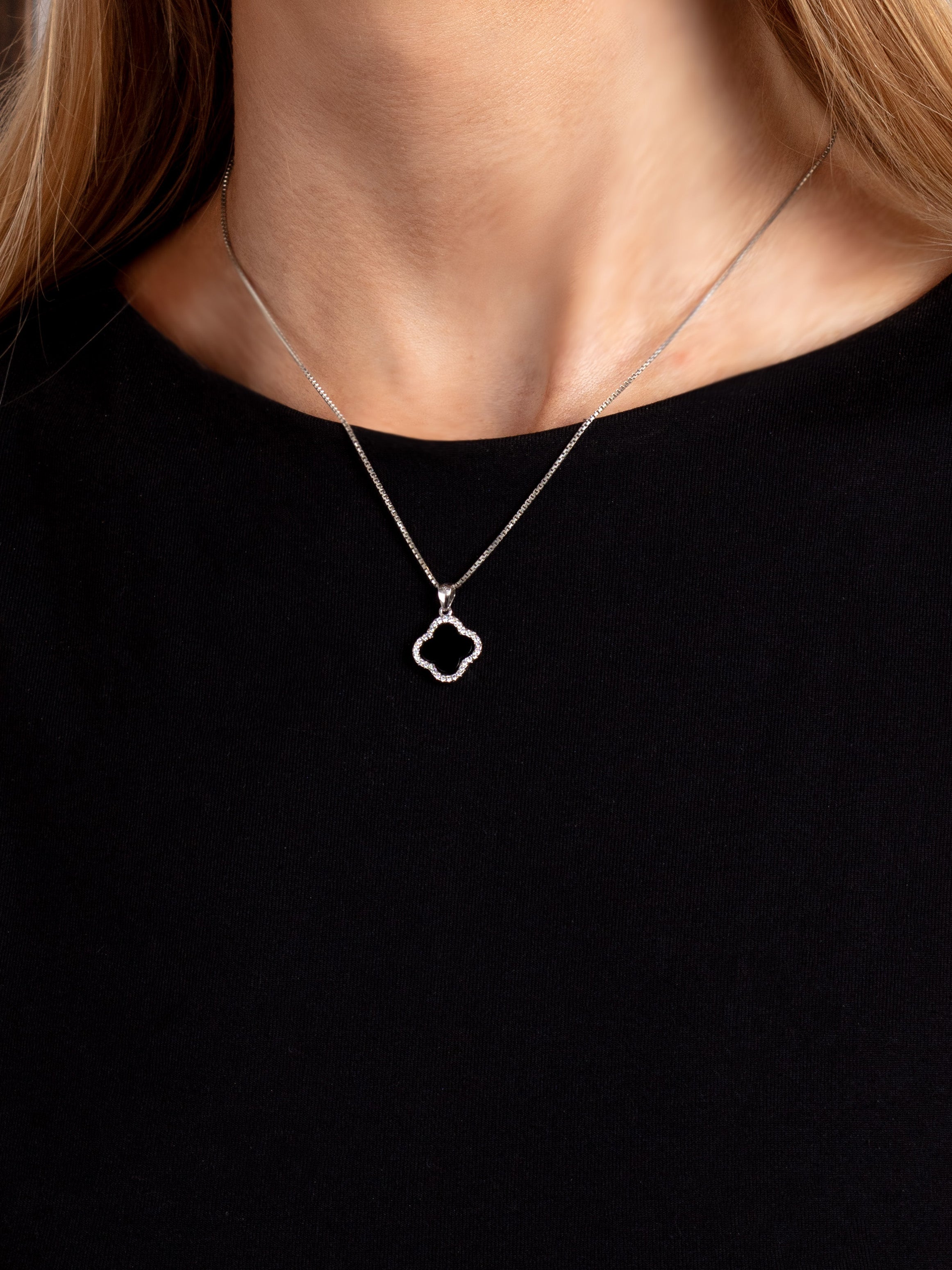 Black Clover Necklace