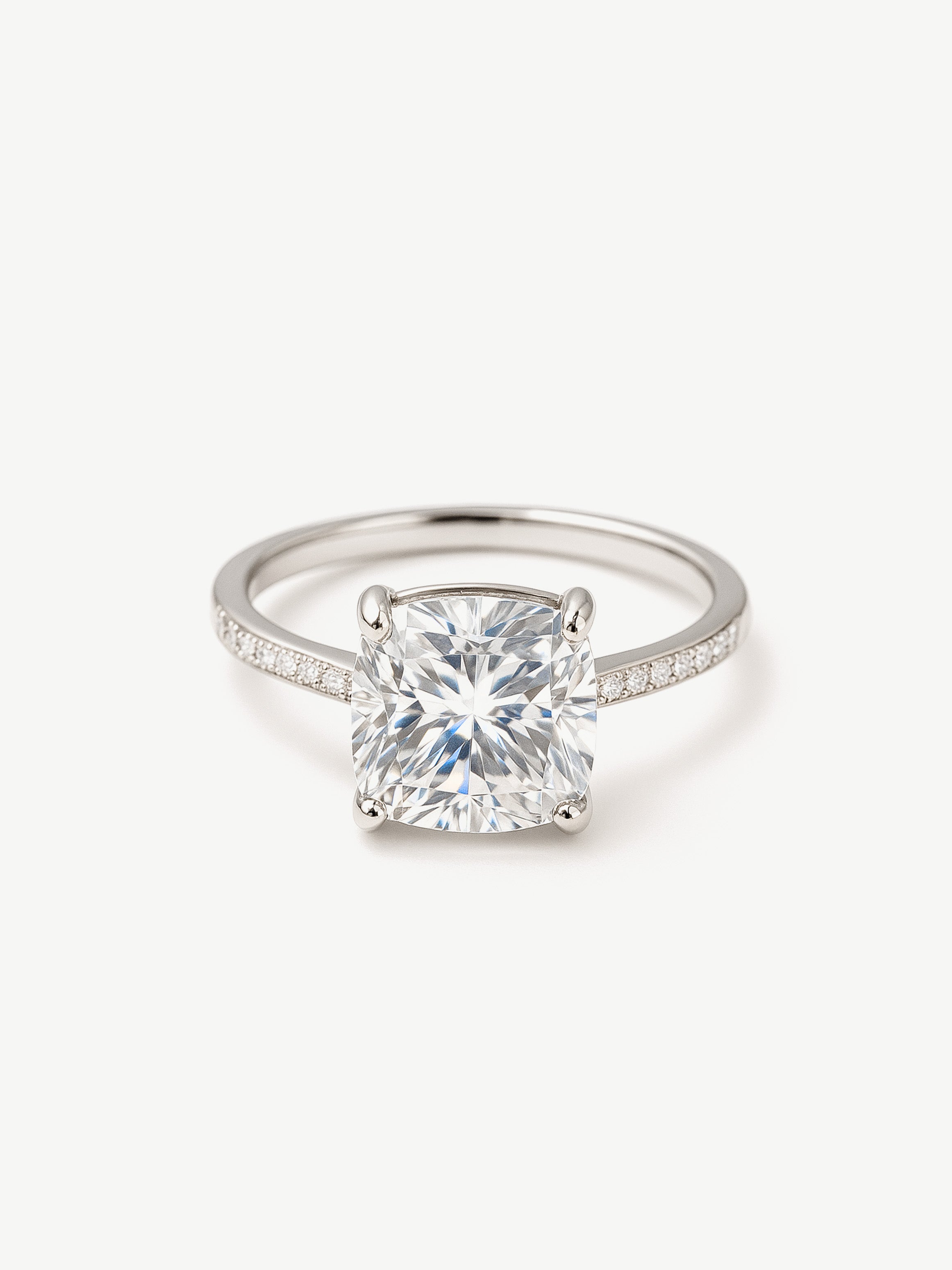 Promise Ring With Square Stone