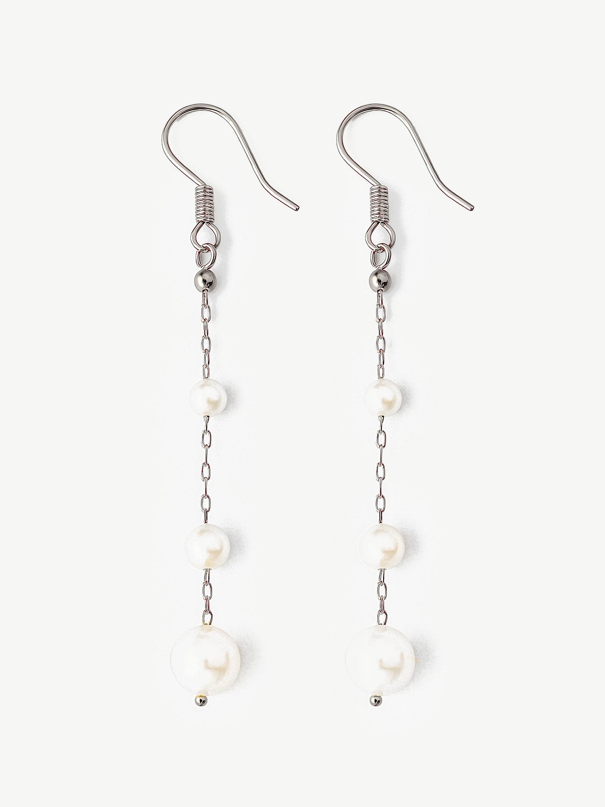Bridal Pearl Drop Earrings