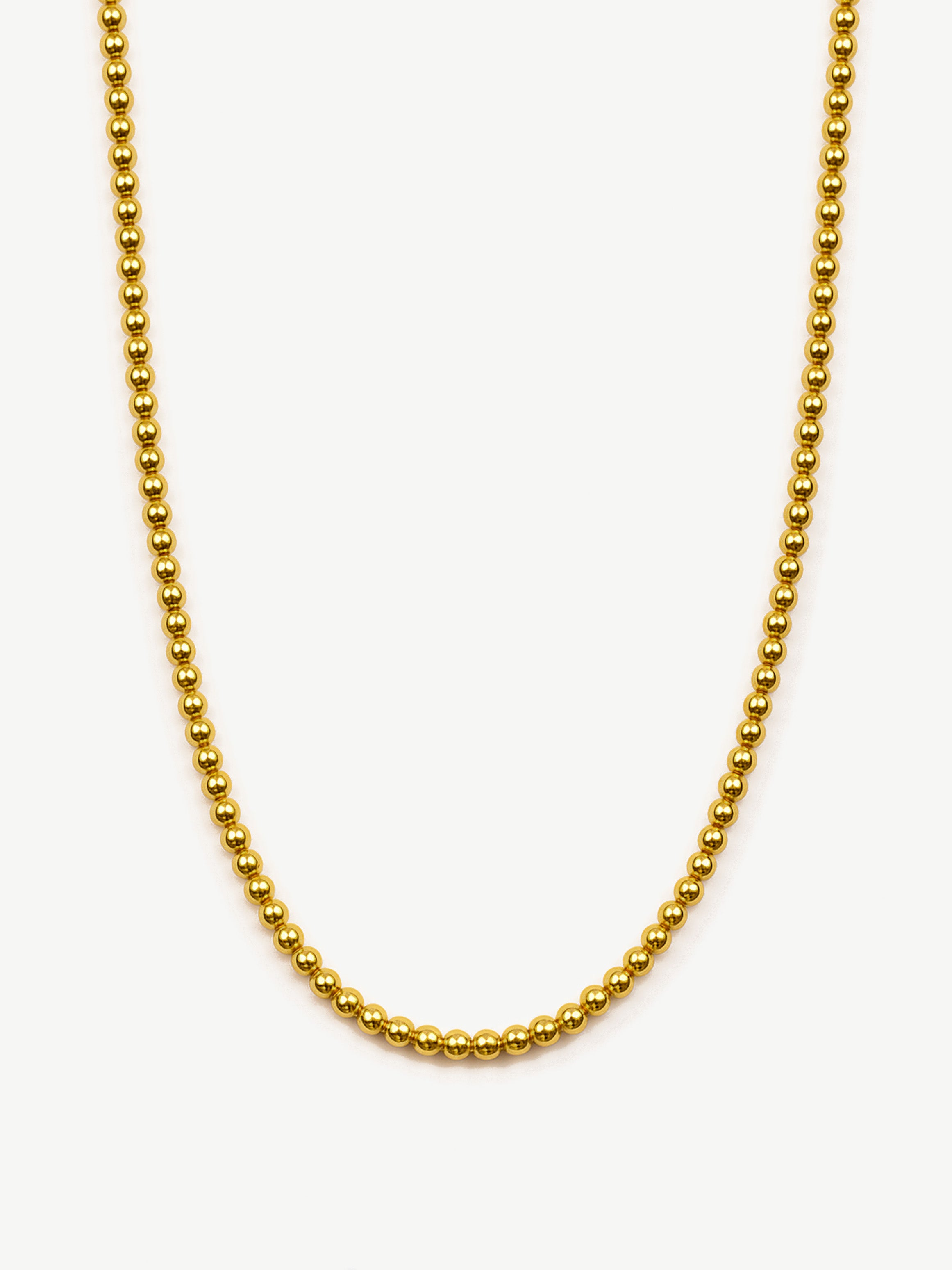 Dainty Sphere Bobble Choker or Necklace With Round Beads